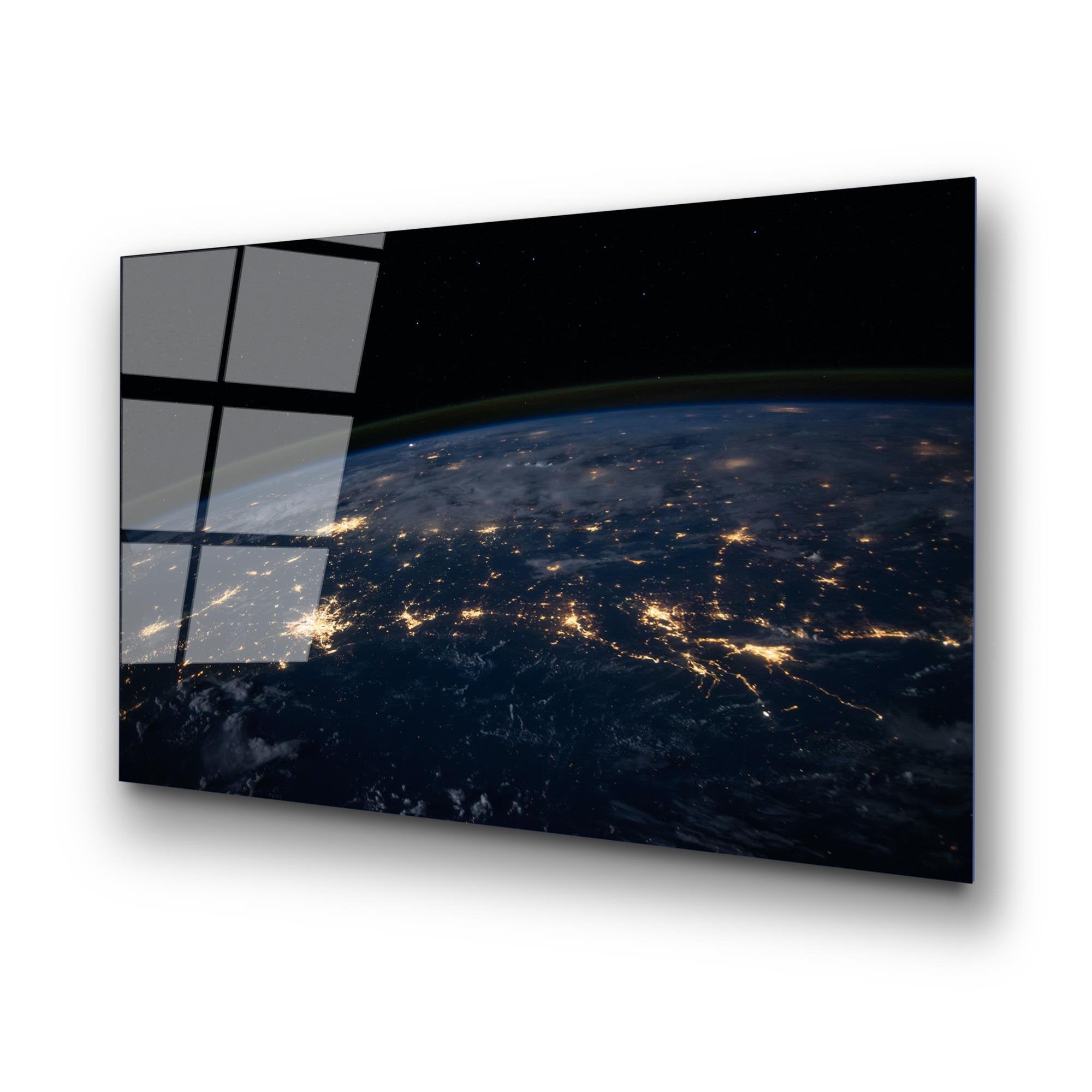 UV-104 Baskılı Cam Dikdörtgen Duvar Tablosu | ByLamp