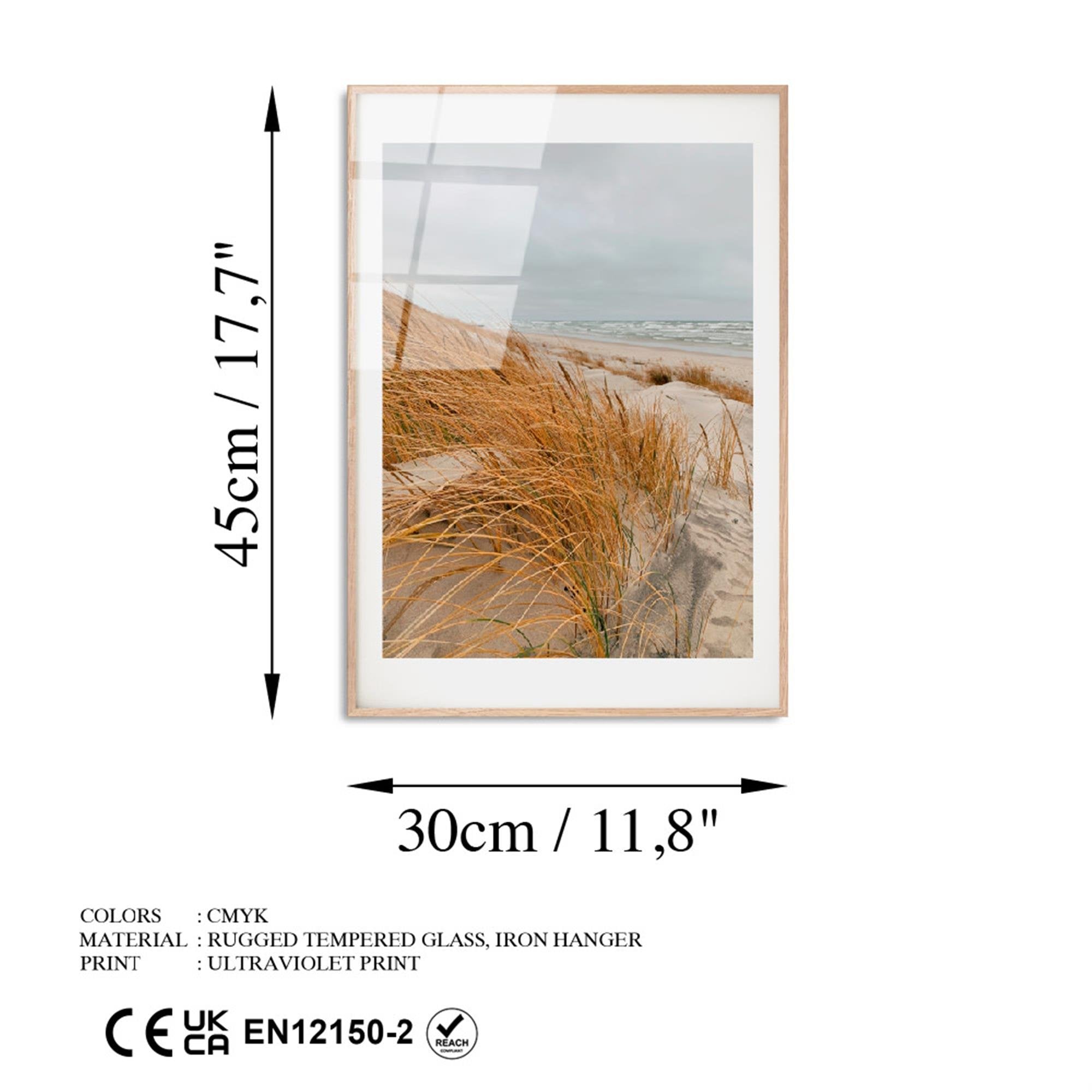 UV-1052 Baskılı Cam Dikdörtgen Duvar Tablosu | ByLamp