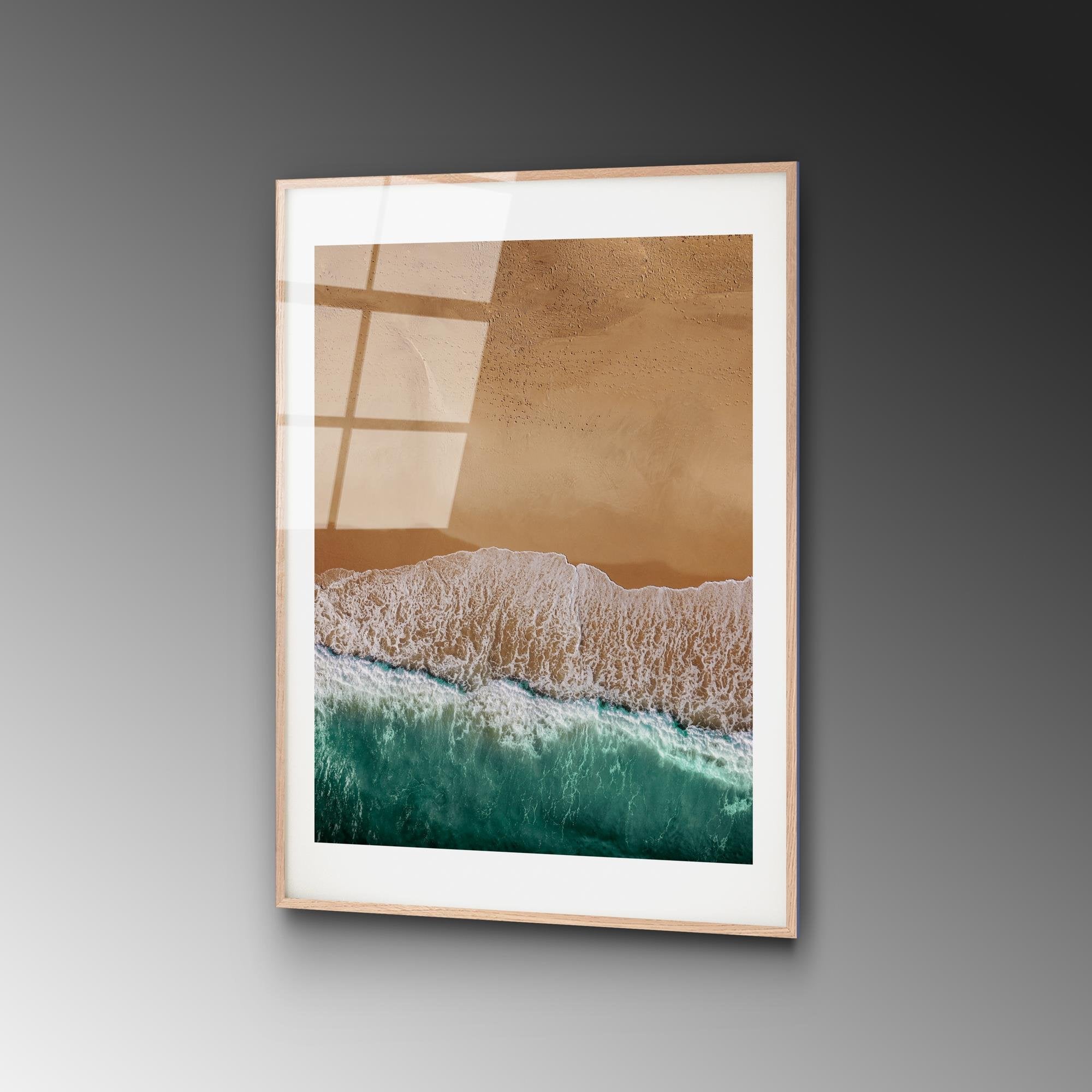 UV-1059 Baskılı Cam Dikdörtgen Duvar Tablosu | ByLamp