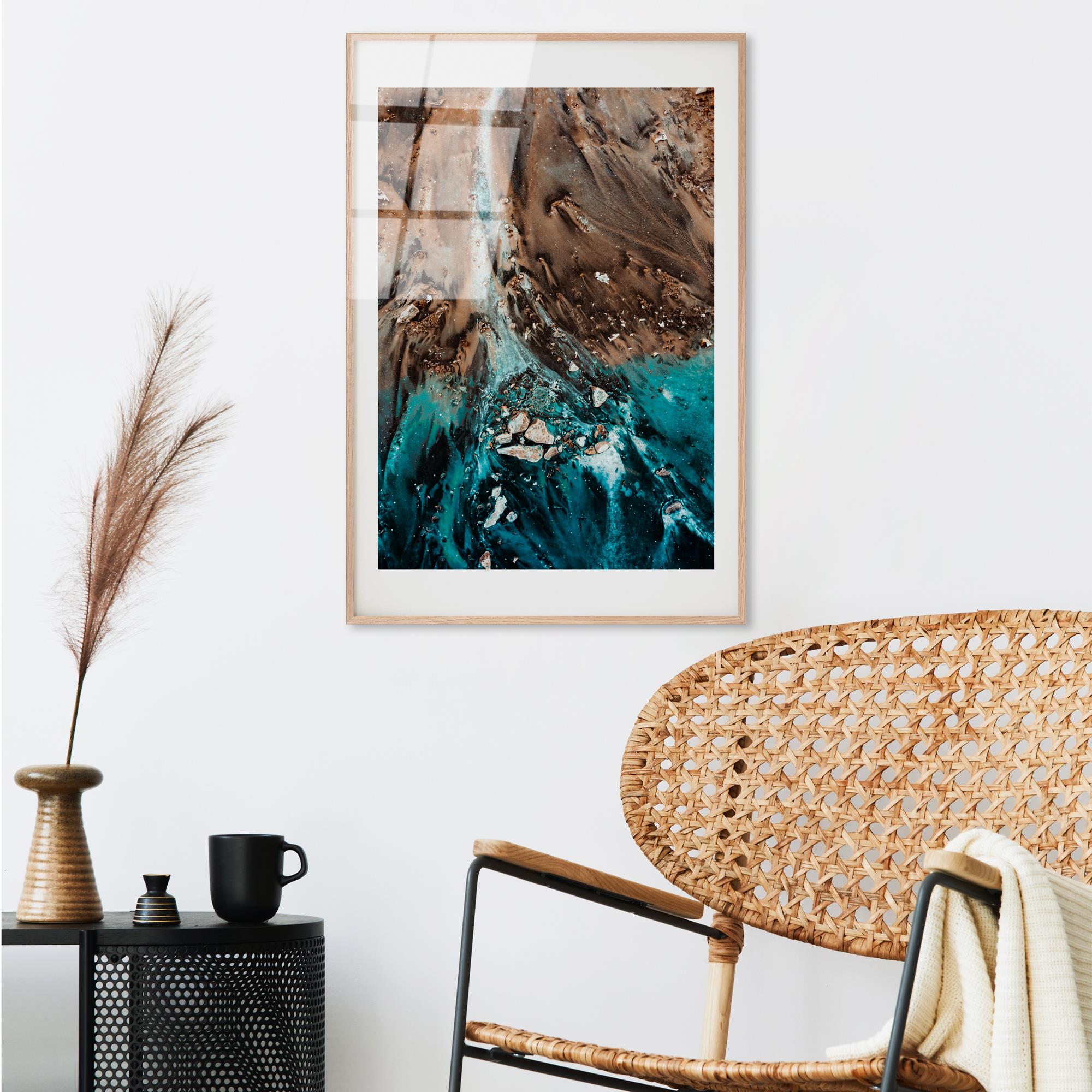 UV-1061 Baskılı Cam Dikdörtgen Duvar Tablosu | ByLamp