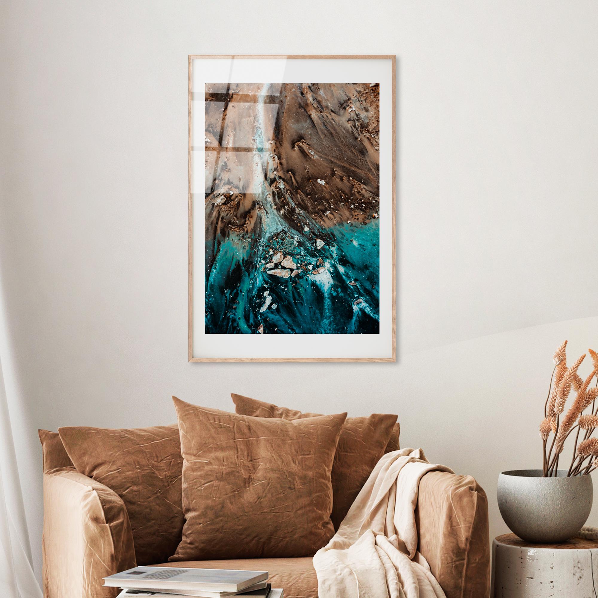 UV-1061 Baskılı Cam Dikdörtgen Duvar Tablosu | ByLamp