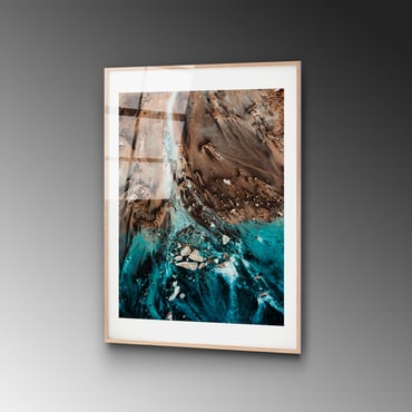 UV-1061 Baskılı Cam Dikdörtgen Duvar Tablosu | ByLamp