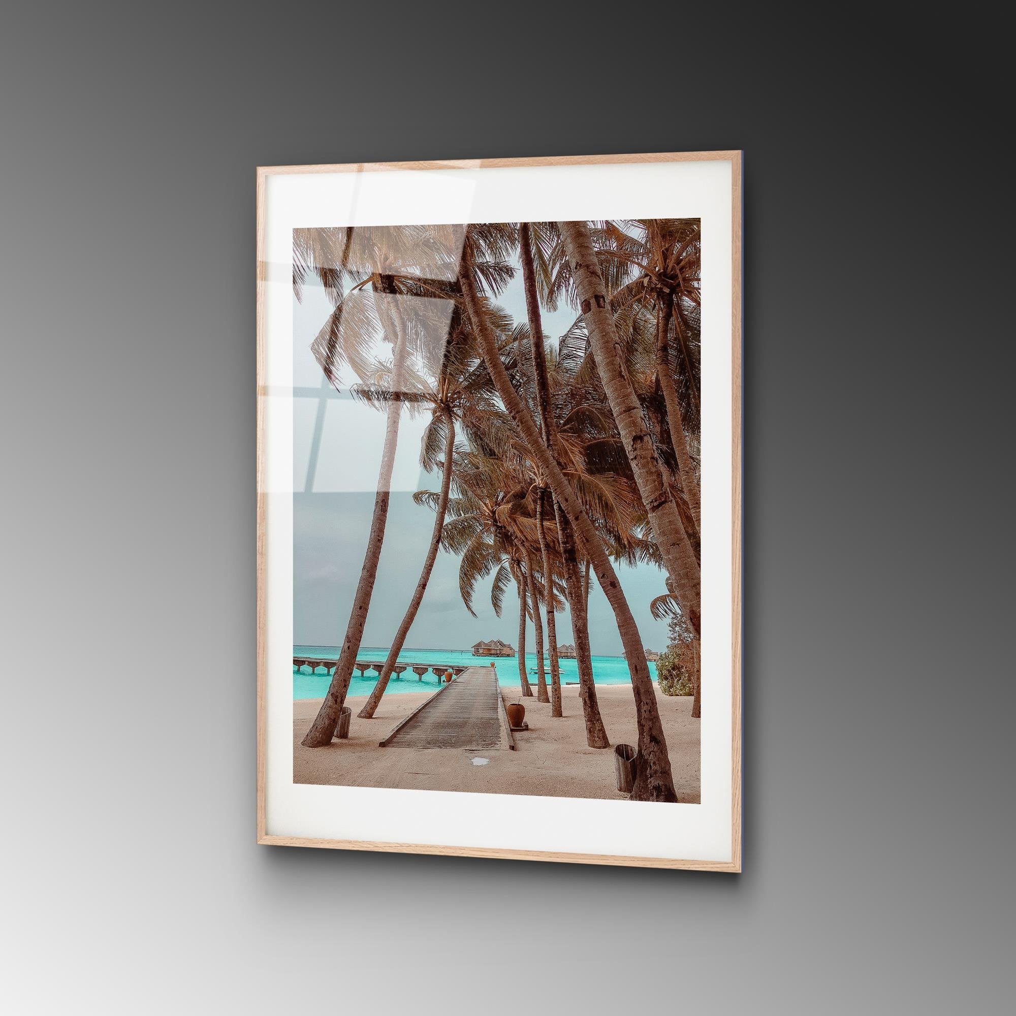 UV-1062 Baskılı Cam Dikdörtgen Duvar Tablosu | ByLamp