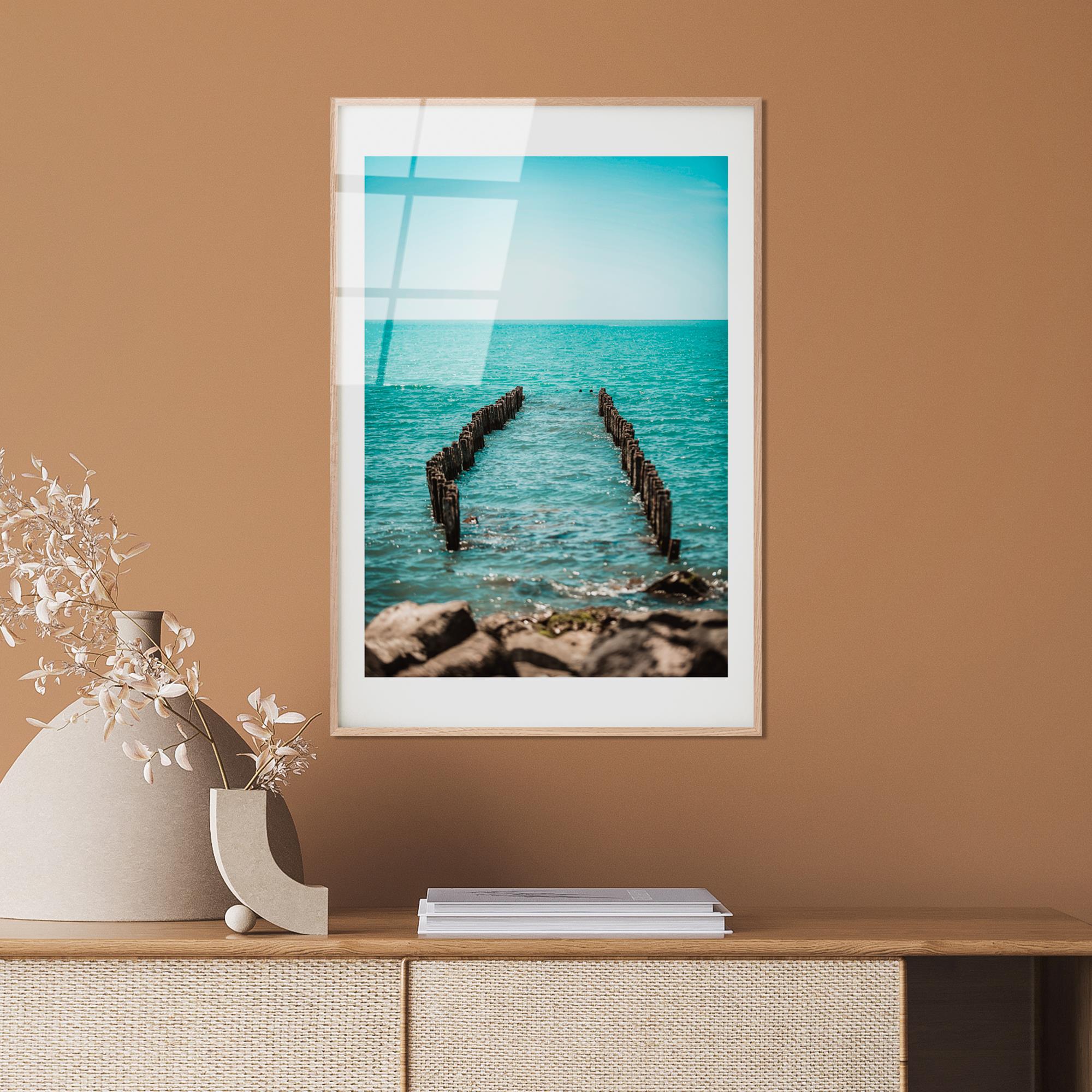 UV-1064 Baskılı Cam Dikdörtgen Duvar Tablosu | ByLamp