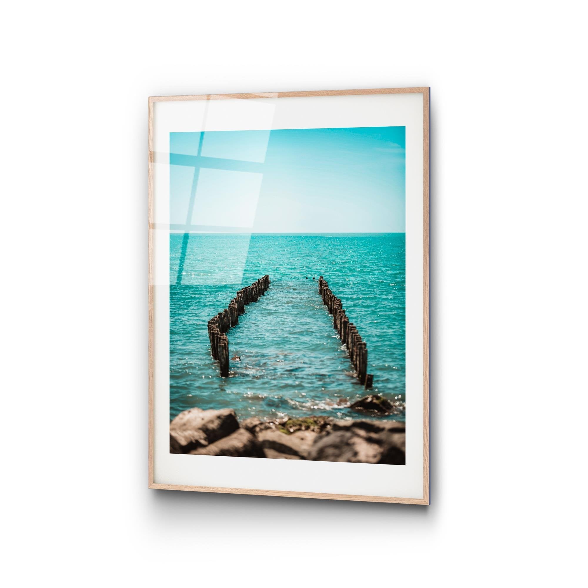 UV-1064 Baskılı Cam Dikdörtgen Duvar Tablosu | ByLamp