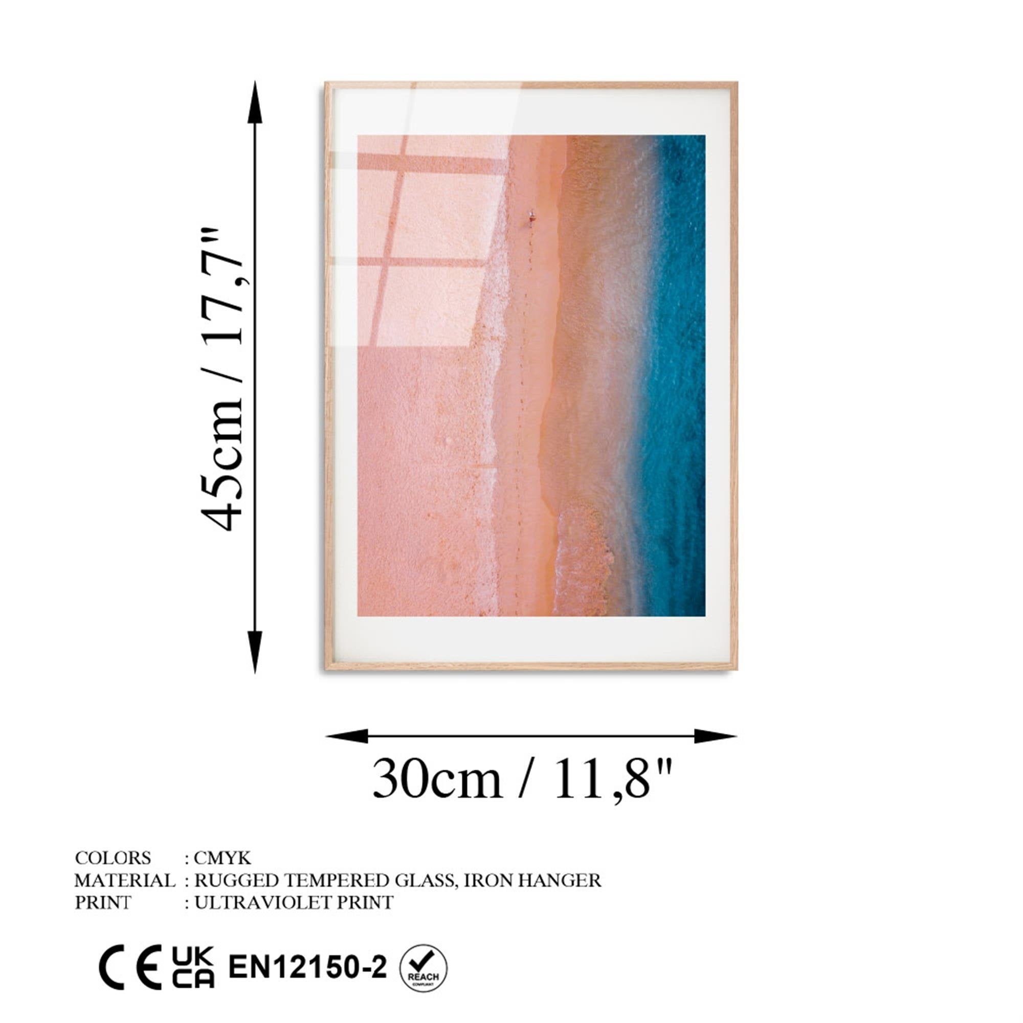 UV-1067 Baskılı Cam Dikdörtgen Duvar Tablosu | ByLamp