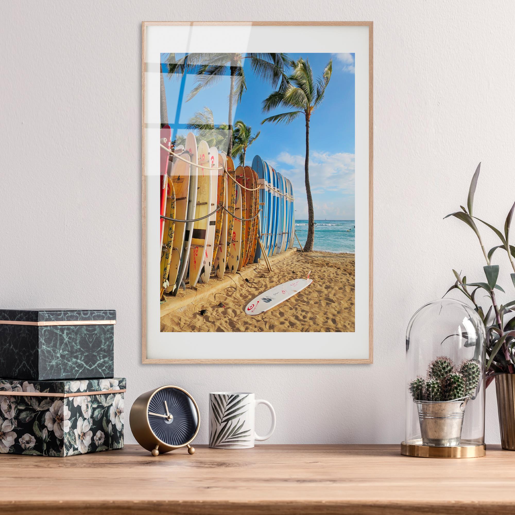 UV-1068 Baskılı Cam Dikdörtgen Duvar Tablosu | ByLamp