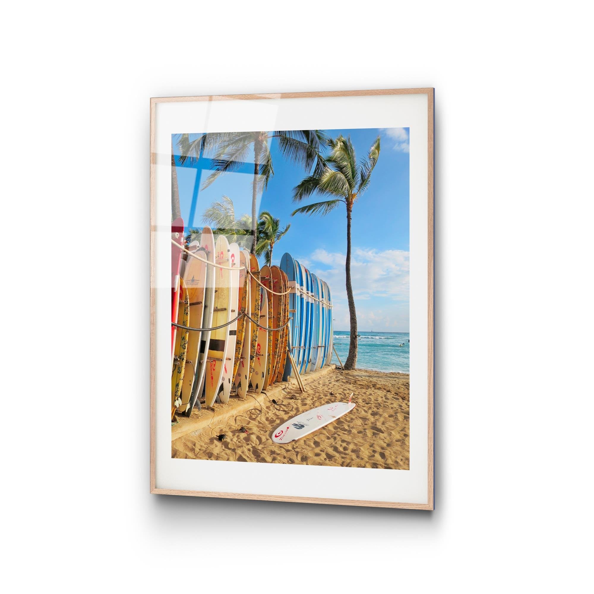 UV-1068 Baskılı Cam Dikdörtgen Duvar Tablosu | ByLamp