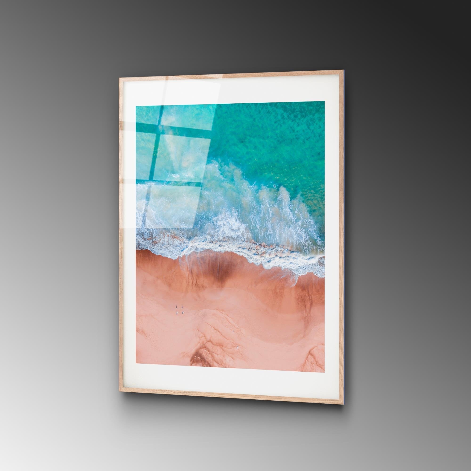 UV-1069 Baskılı Cam Dikdörtgen Duvar Tablosu | ByLamp