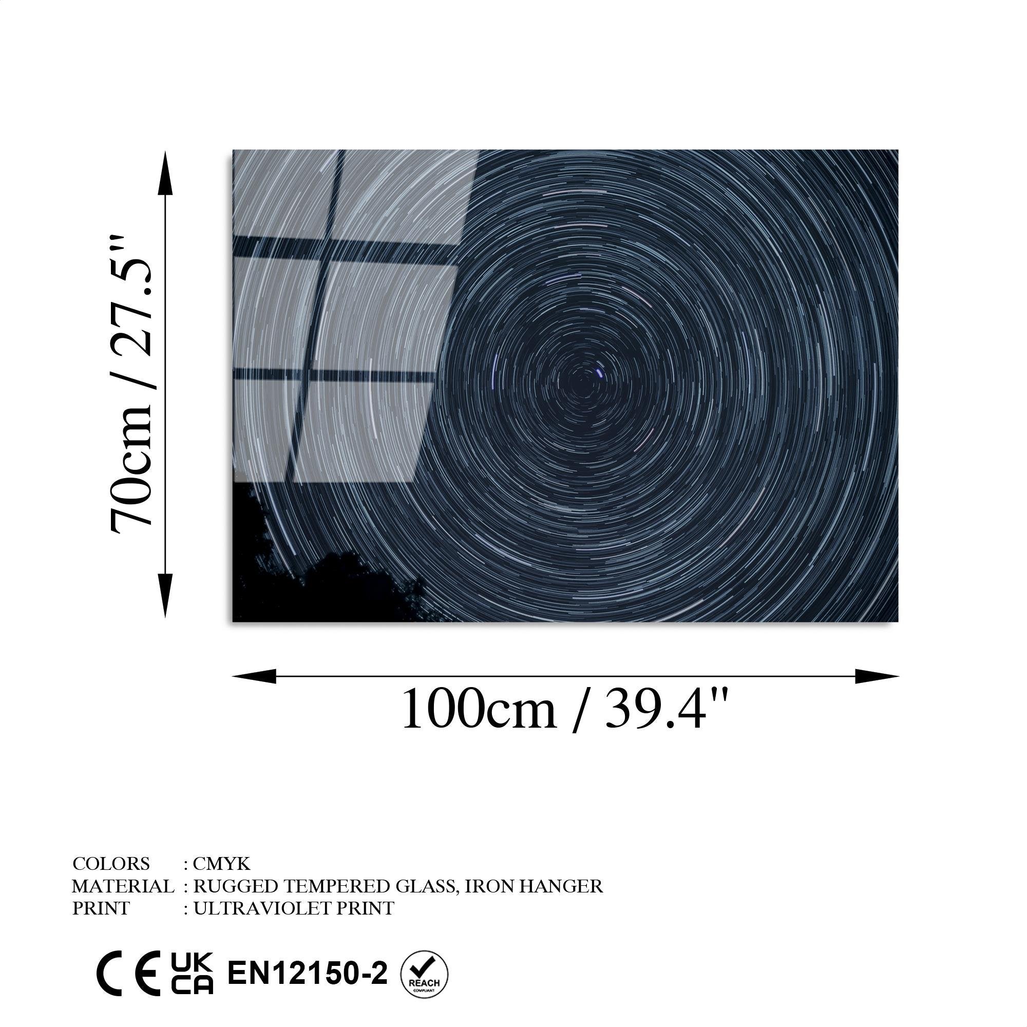 UV-106 Baskılı Cam Dikdörtgen Duvar Tablosu | ByLamp