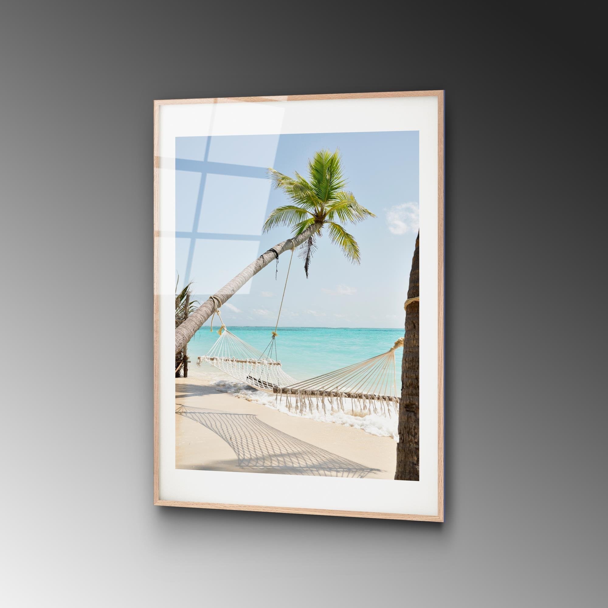 UV-1070 Baskılı Cam Dikdörtgen Duvar Tablosu | ByLamp