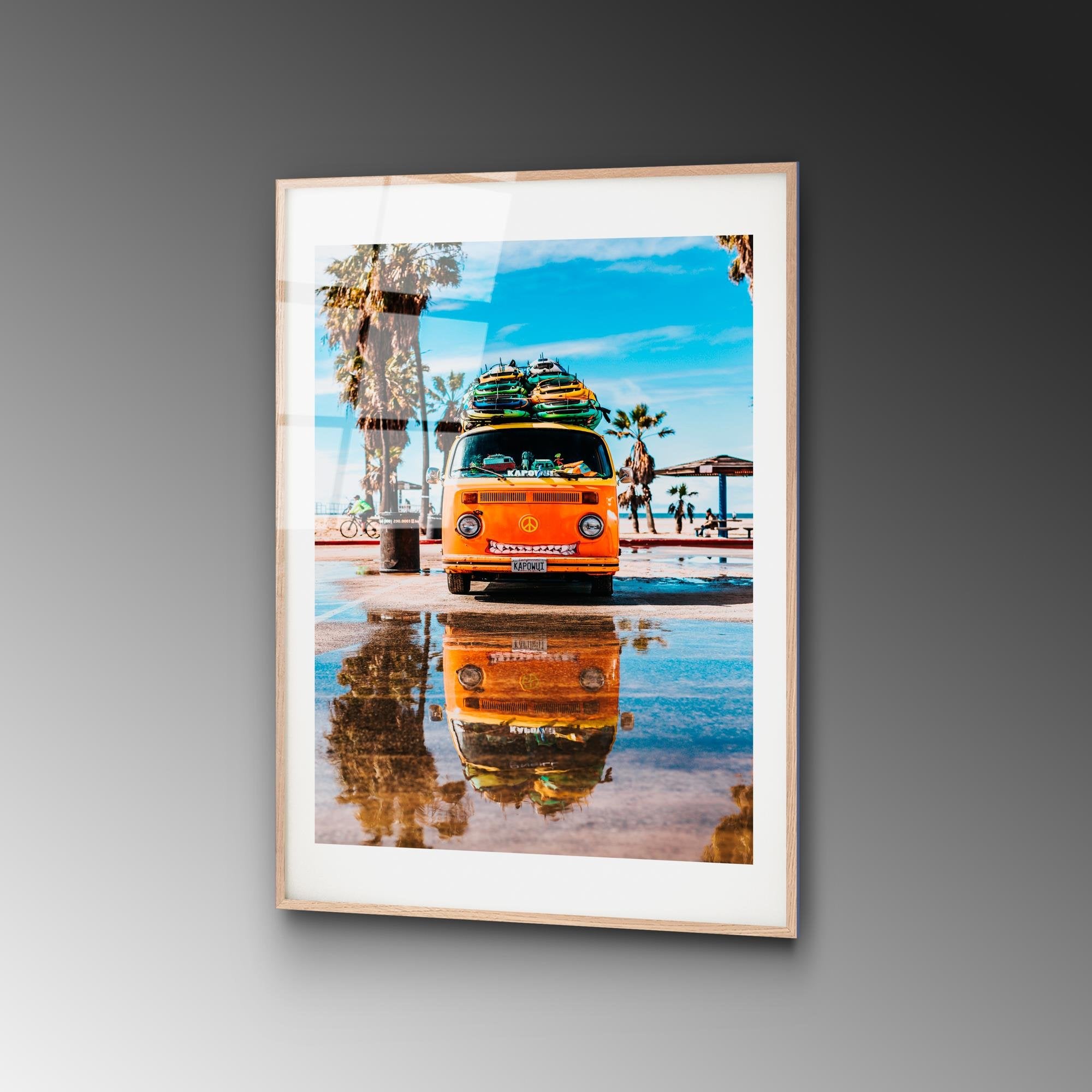 UV-1073 Baskılı Cam Dikdörtgen Duvar Tablosu | ByLamp