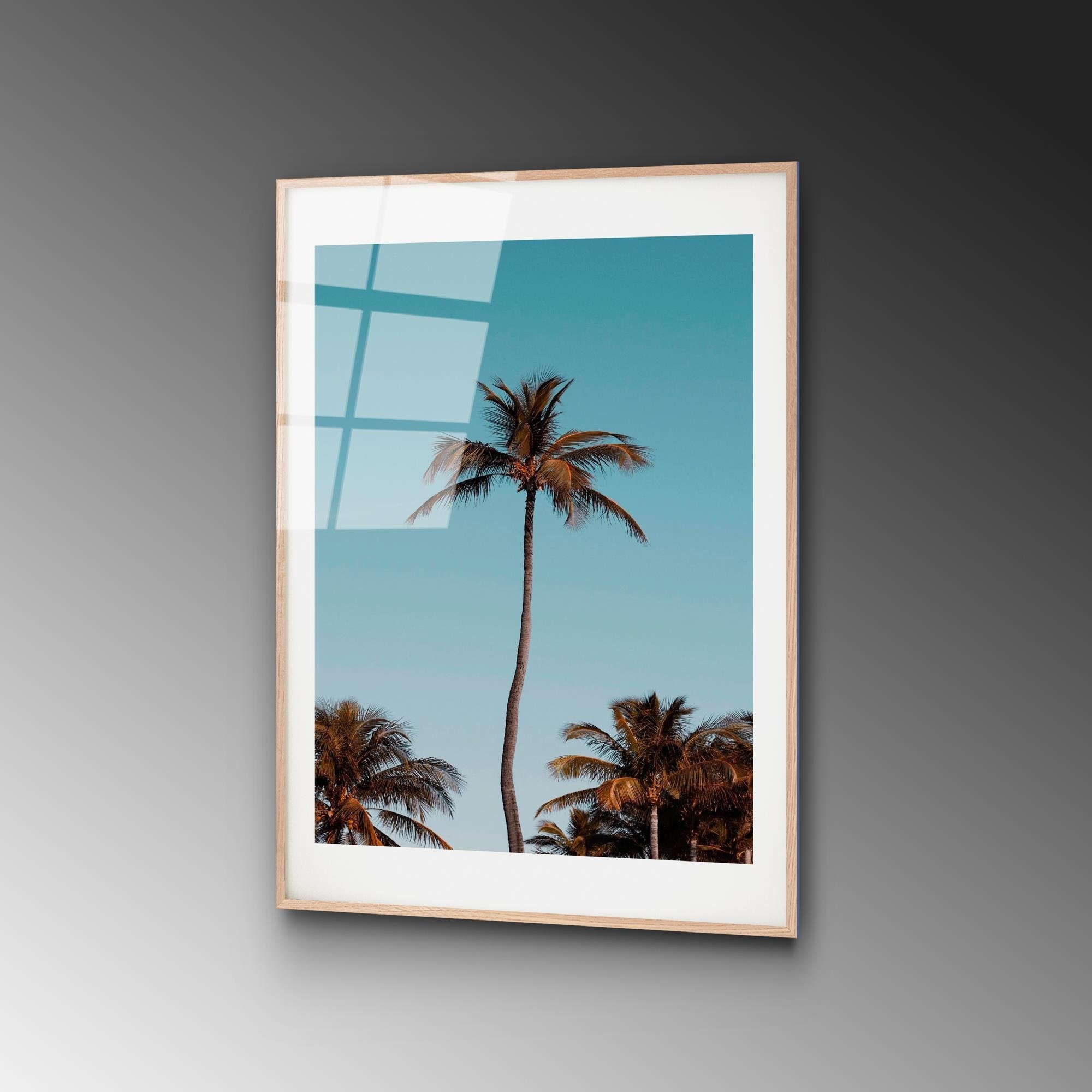 UV-1076 Baskılı Cam Dikdörtgen Duvar Tablosu | ByLamp