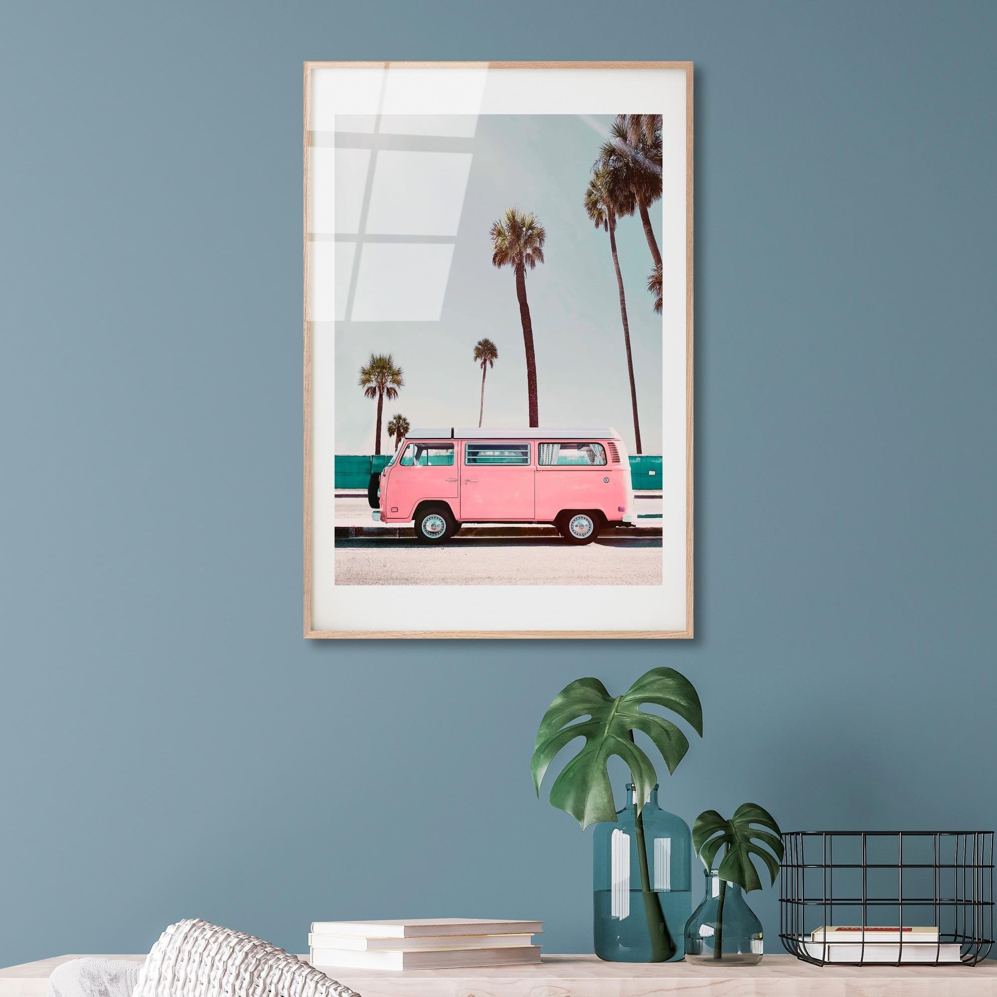 UV-1077 Baskılı Cam Dikdörtgen Duvar Tablosu | ByLamp