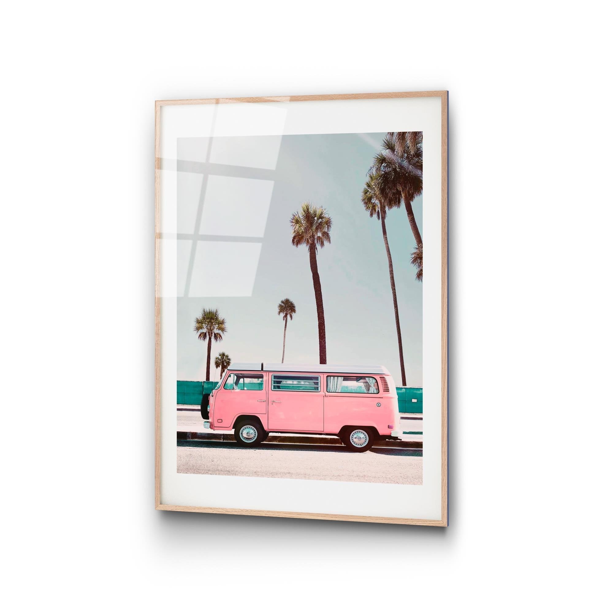 UV-1077 Baskılı Cam Dikdörtgen Duvar Tablosu | ByLamp