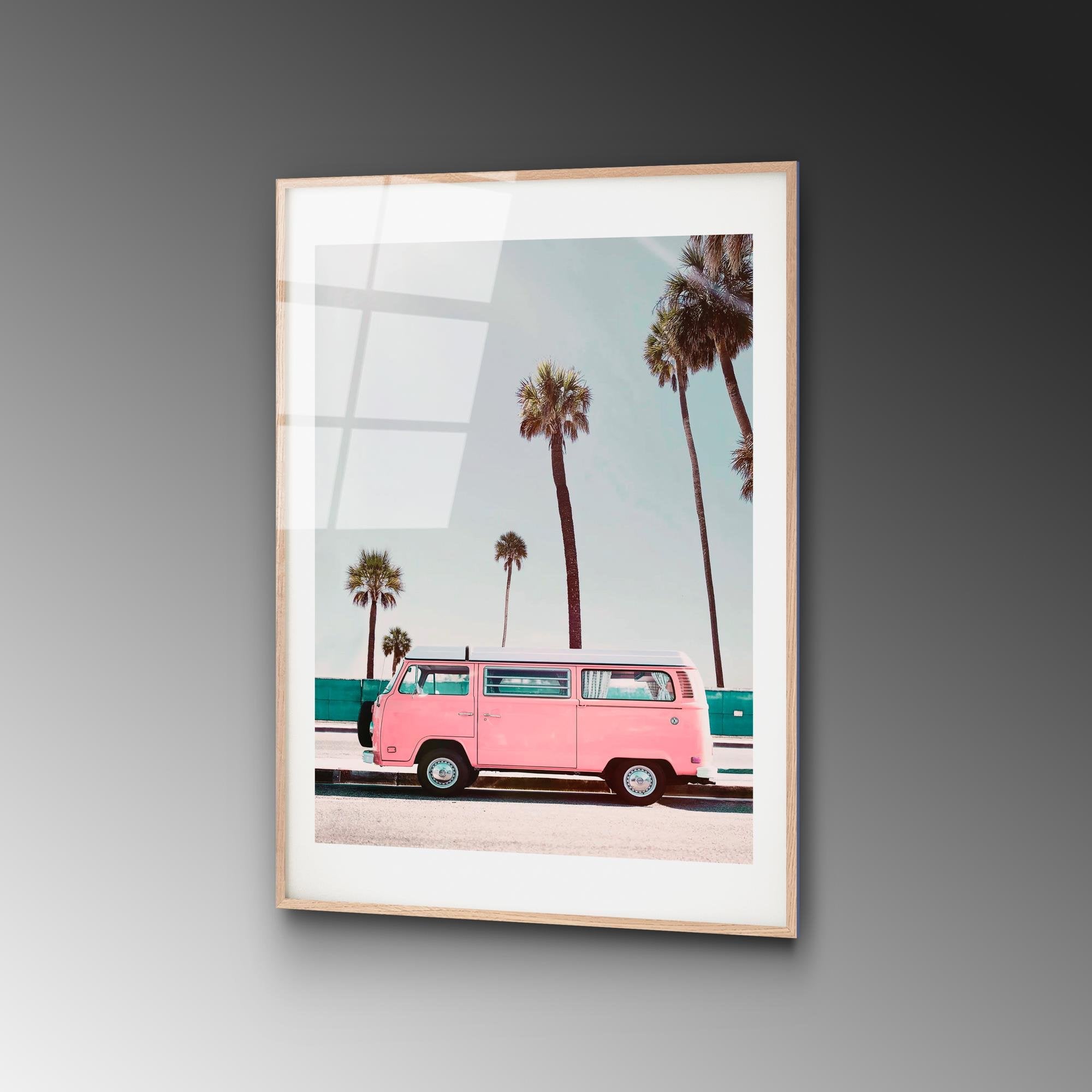 UV-1077 Baskılı Cam Dikdörtgen Duvar Tablosu | ByLamp