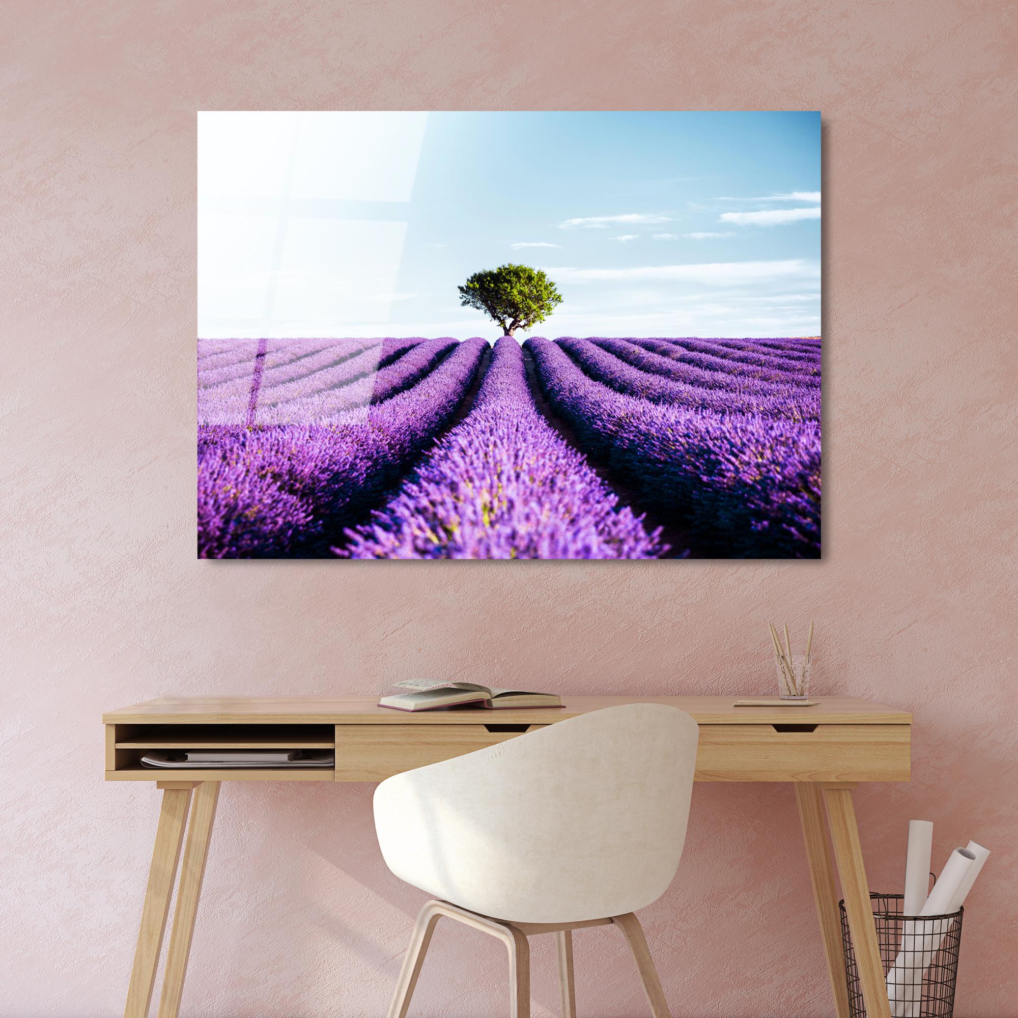 UV-107 Baskılı Cam Dikdörtgen Duvar Tablosu | ByLamp