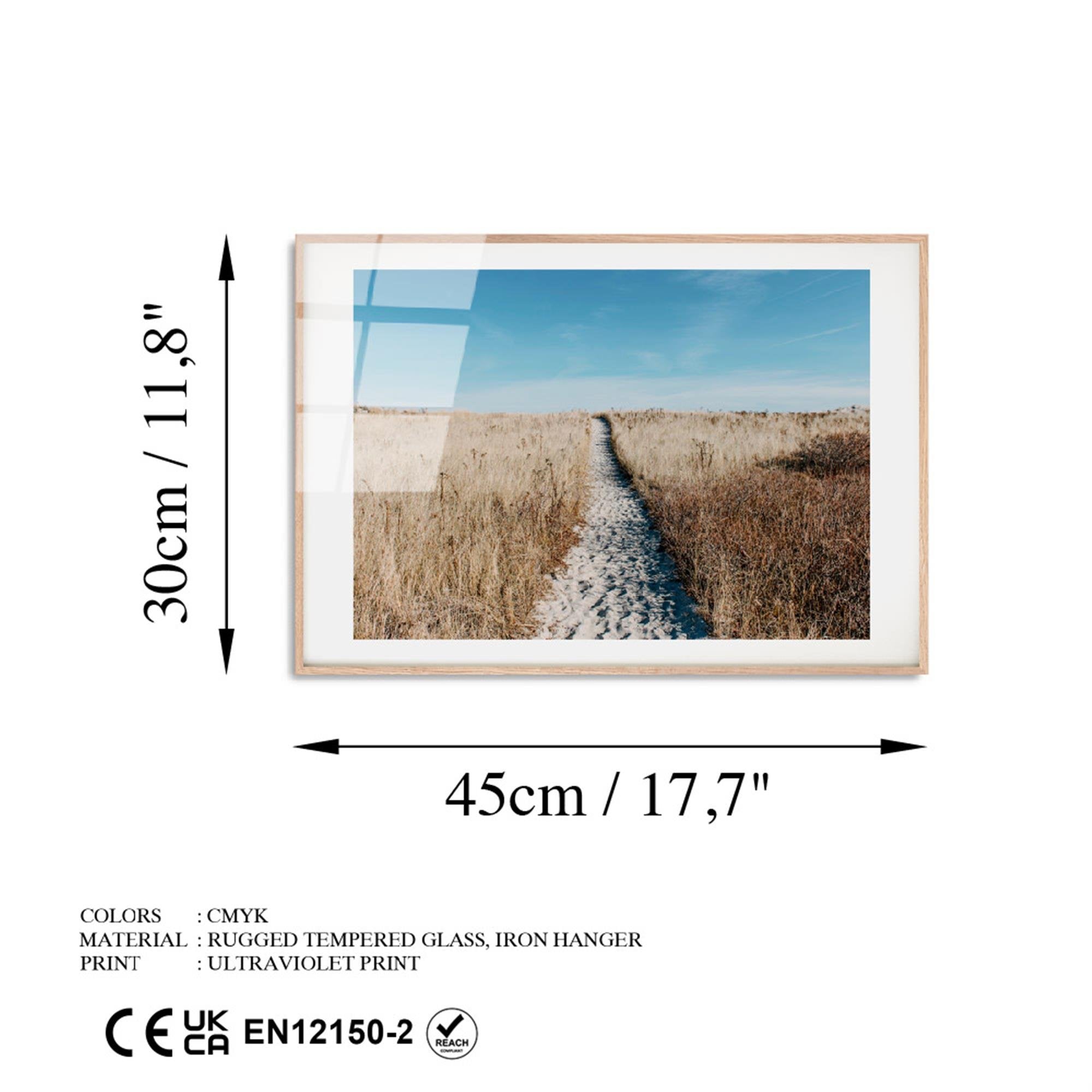 UV-1081 Baskılı Cam Dikdörtgen Duvar Tablosu | ByLamp