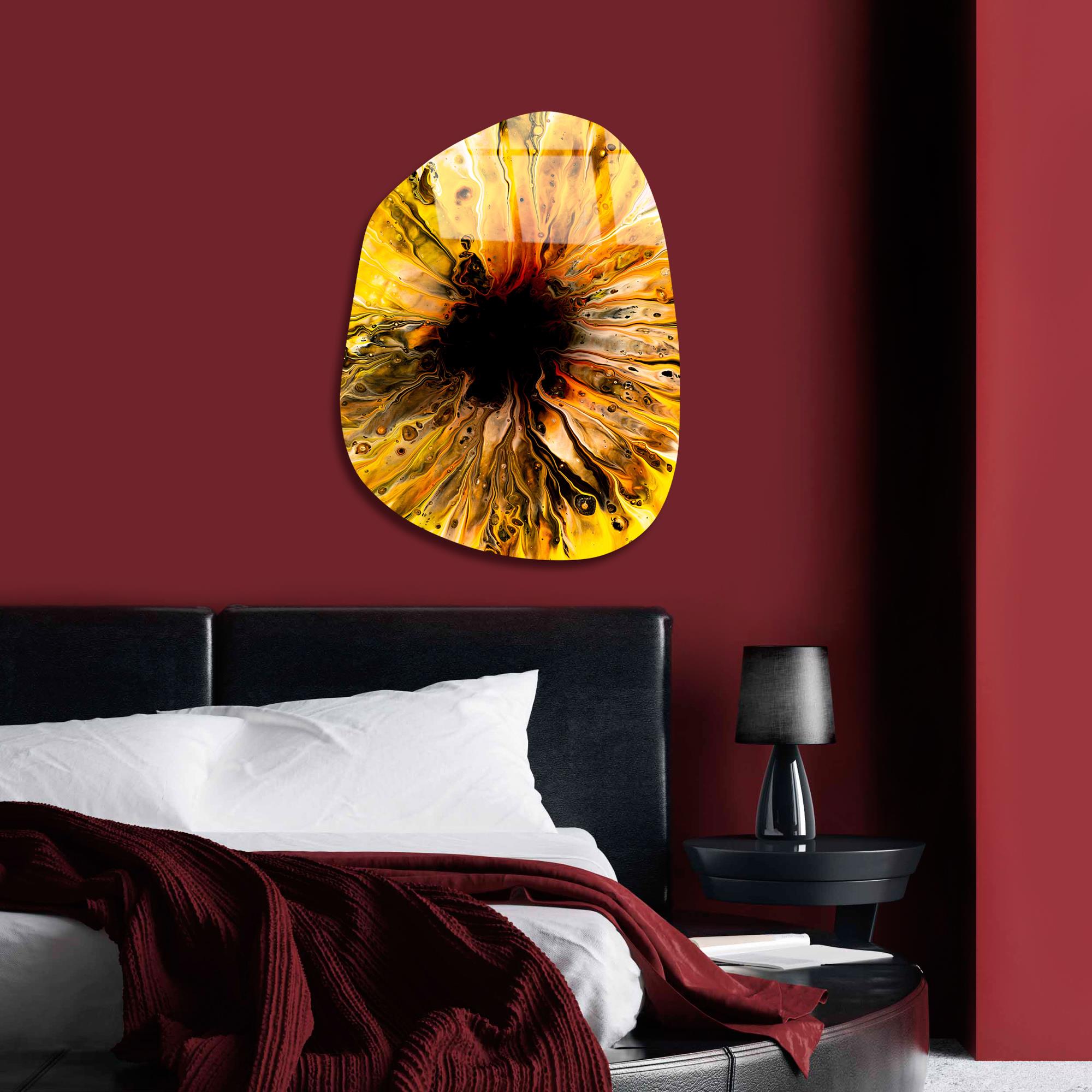 UV-1083 Baskılı Cam Amorf Duvar Tablosu | ByLamp