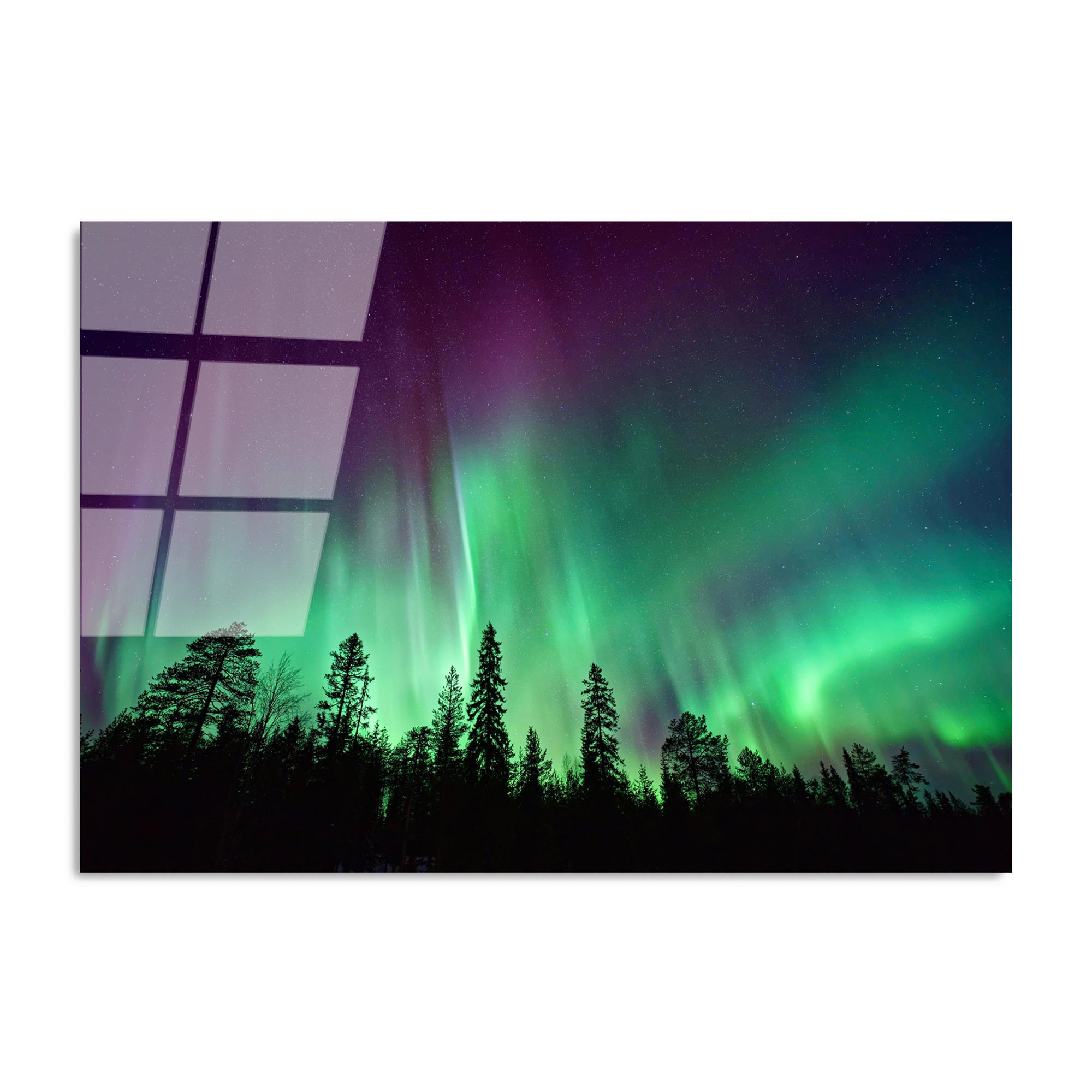 UV-108 Baskılı Cam Dikdörtgen Duvar Tablosu | ByLamp