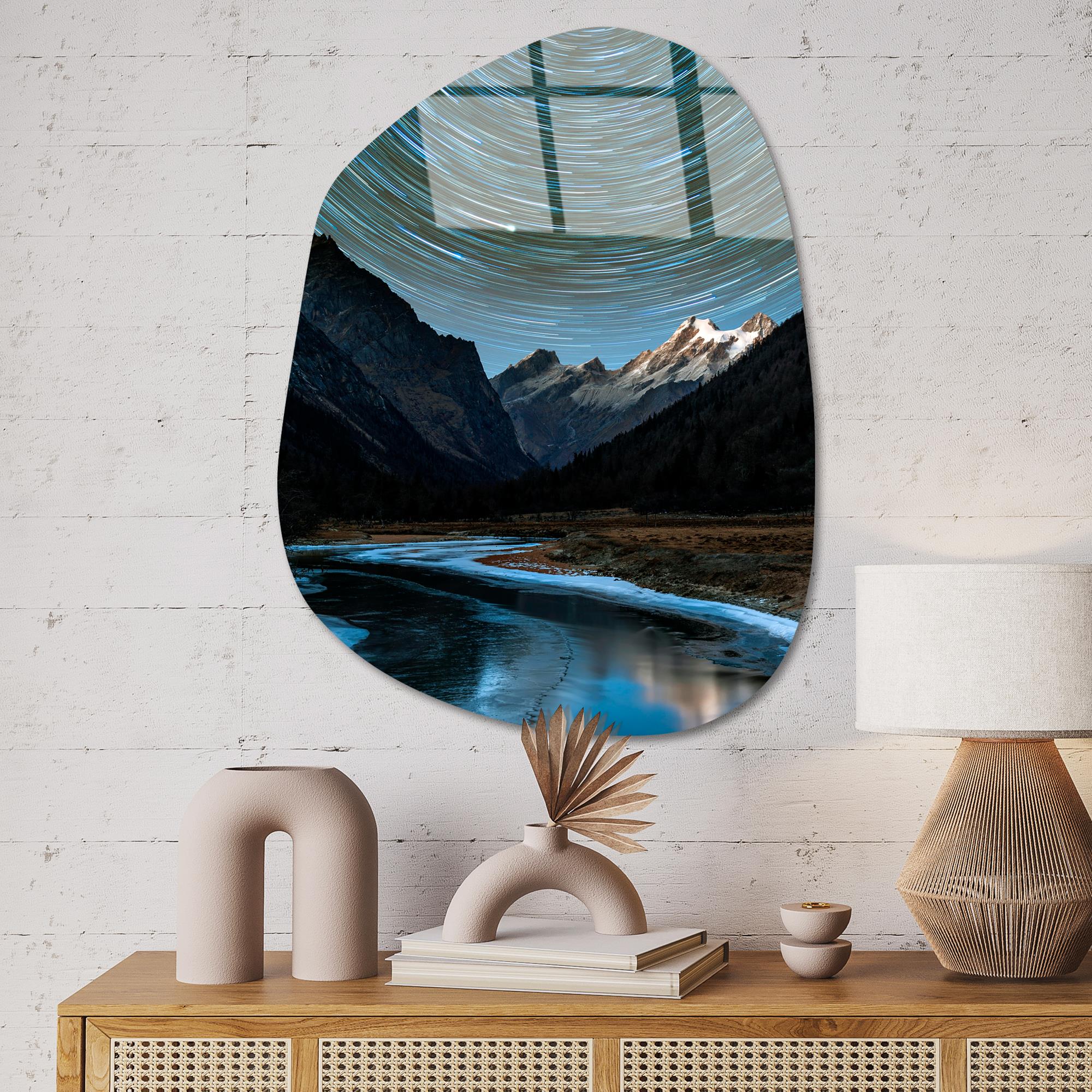 UV-1092 Baskılı Cam Amorf Duvar Tablosu | ByLamp