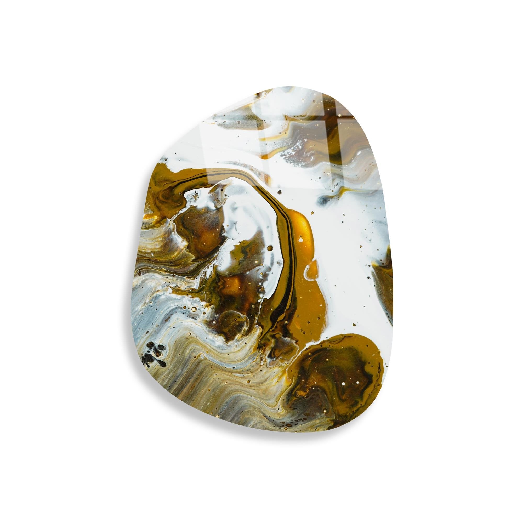 UV-1115 Baskılı Cam Amorf Duvar Tablosu | ByLamp