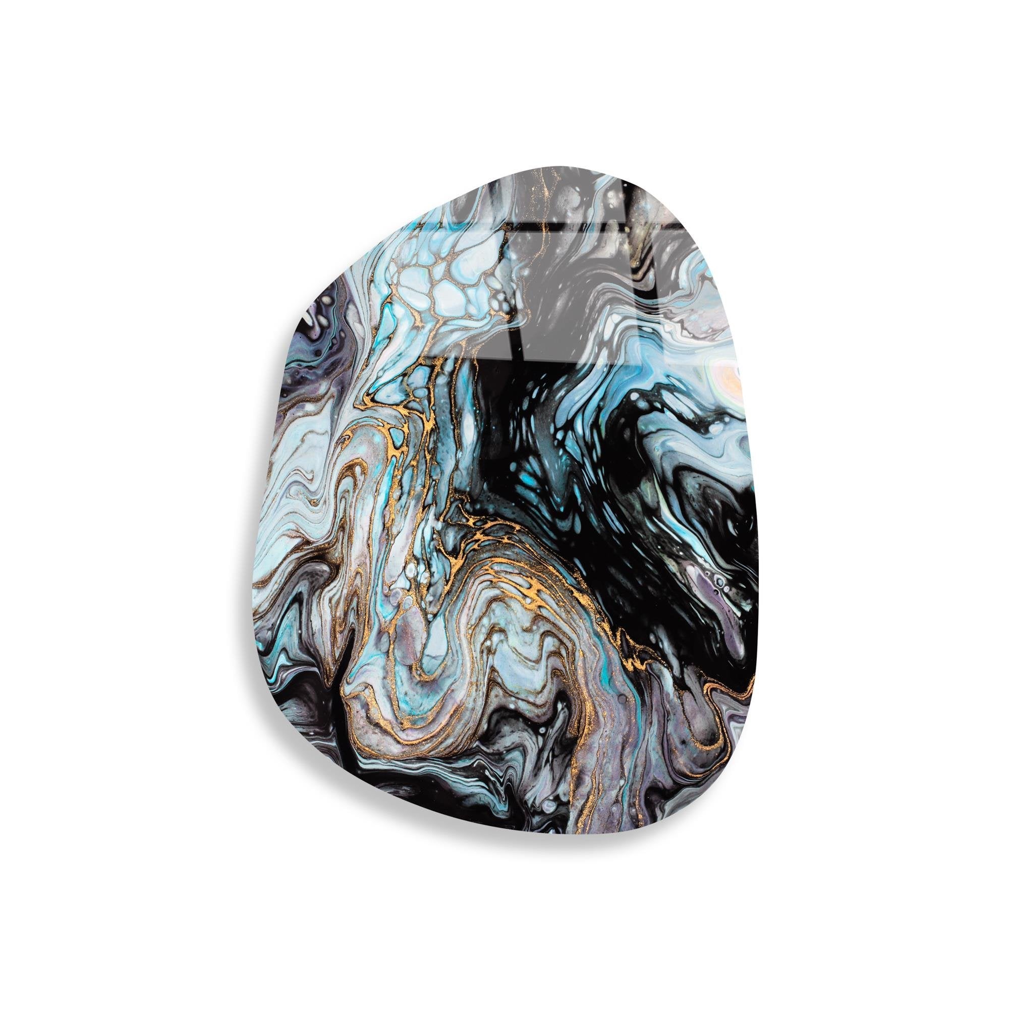 UV-1120 Baskılı Cam Amorf Duvar Tablosu | ByLamp