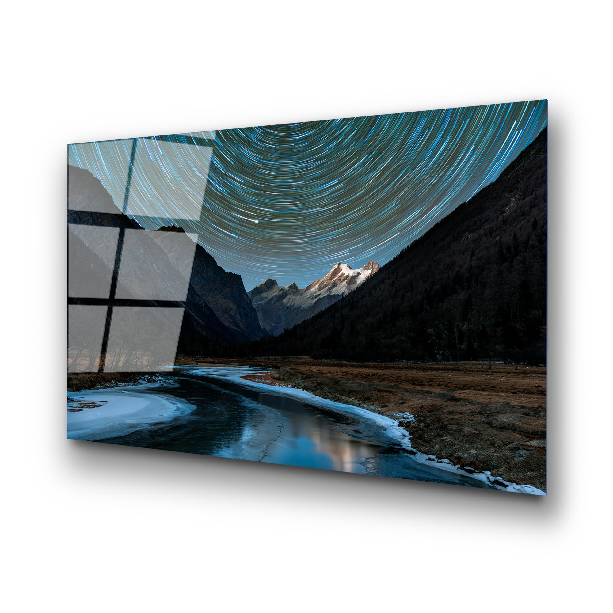 UV-112 Baskılı Cam Dikdörtgen Duvar Tablosu | ByLamp