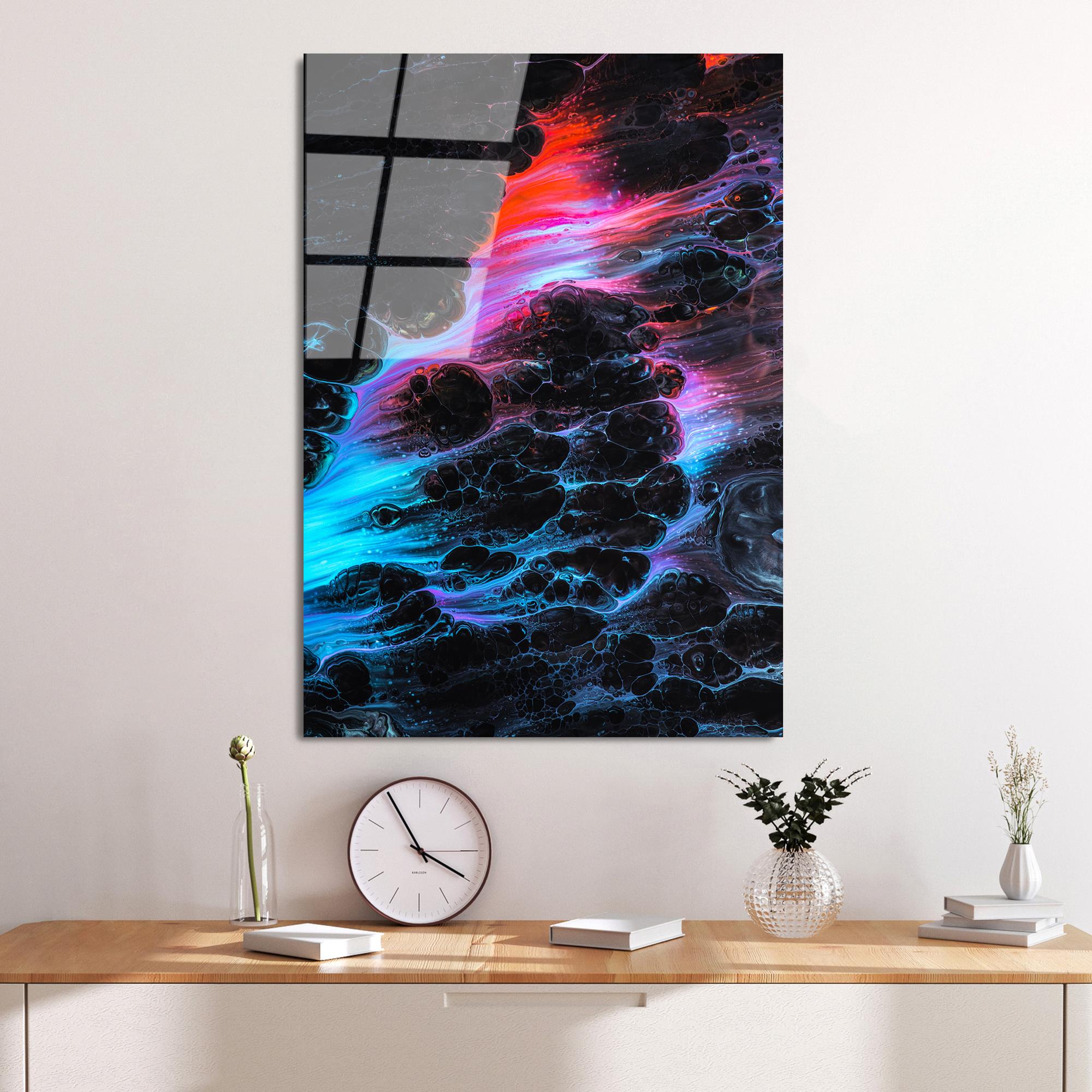 UV-113 Baskılı Cam Dikdörtgen Duvar Tablosu | ByLamp