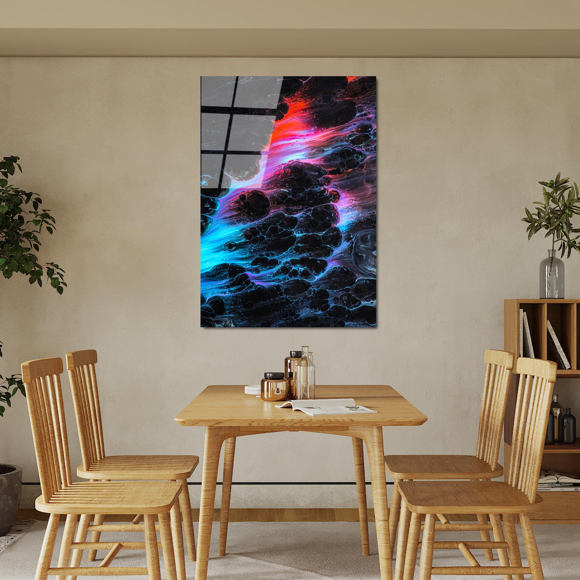 UV-113 Baskılı Cam Dikdörtgen Duvar Tablosu | ByLamp