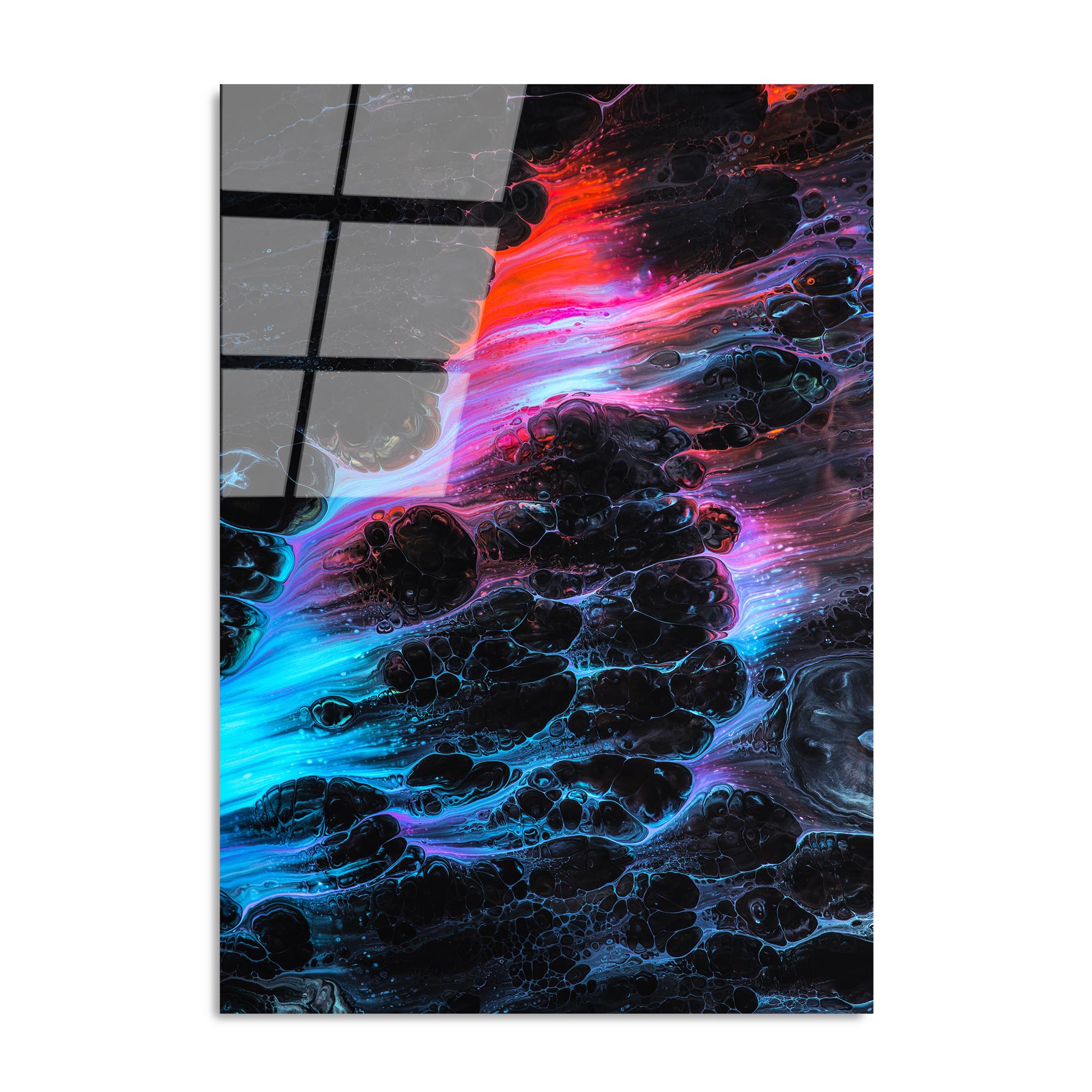 UV-113 Baskılı Cam Dikdörtgen Duvar Tablosu | ByLamp