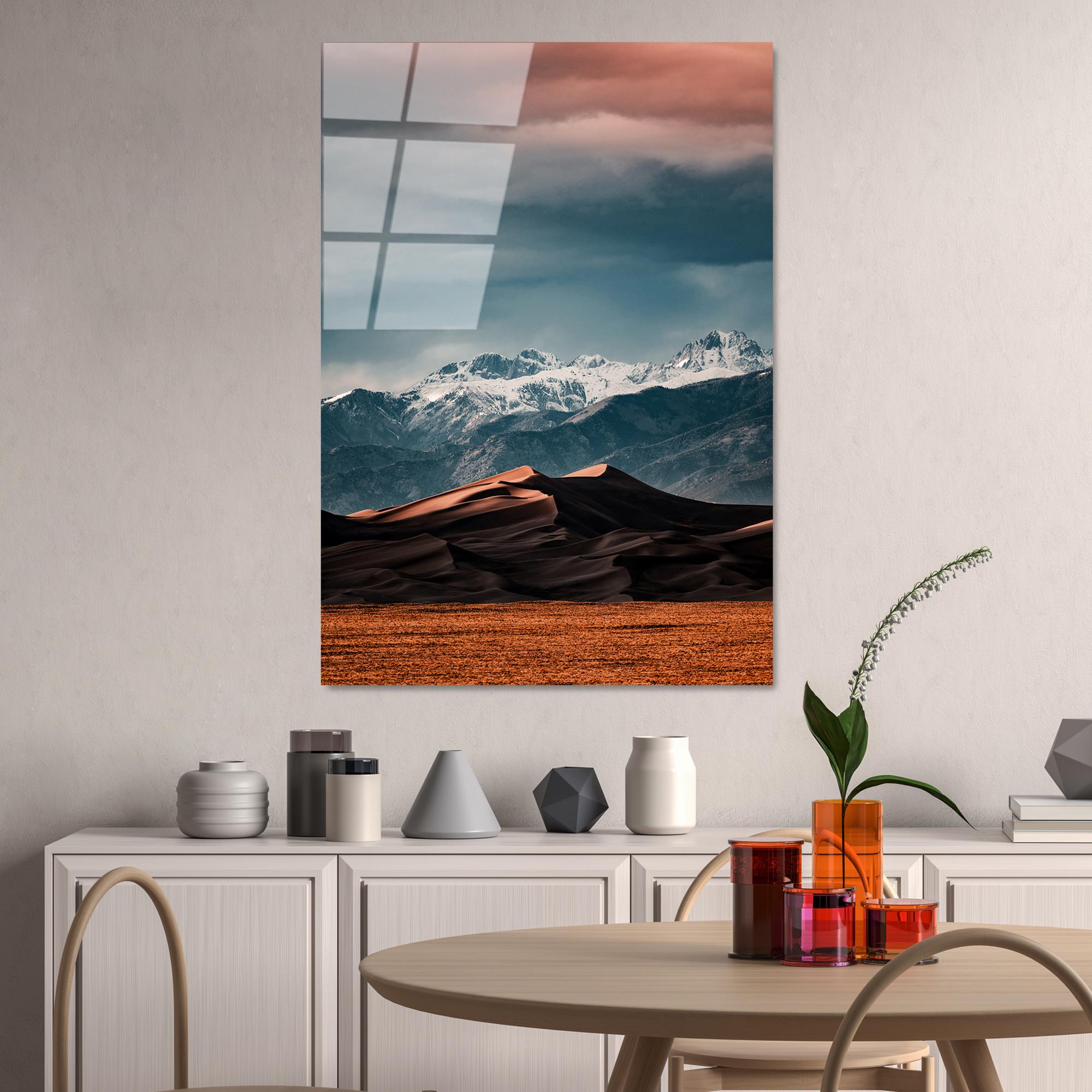 UV-116 Baskılı Cam Dikdörtgen Duvar Tablosu | ByLamp