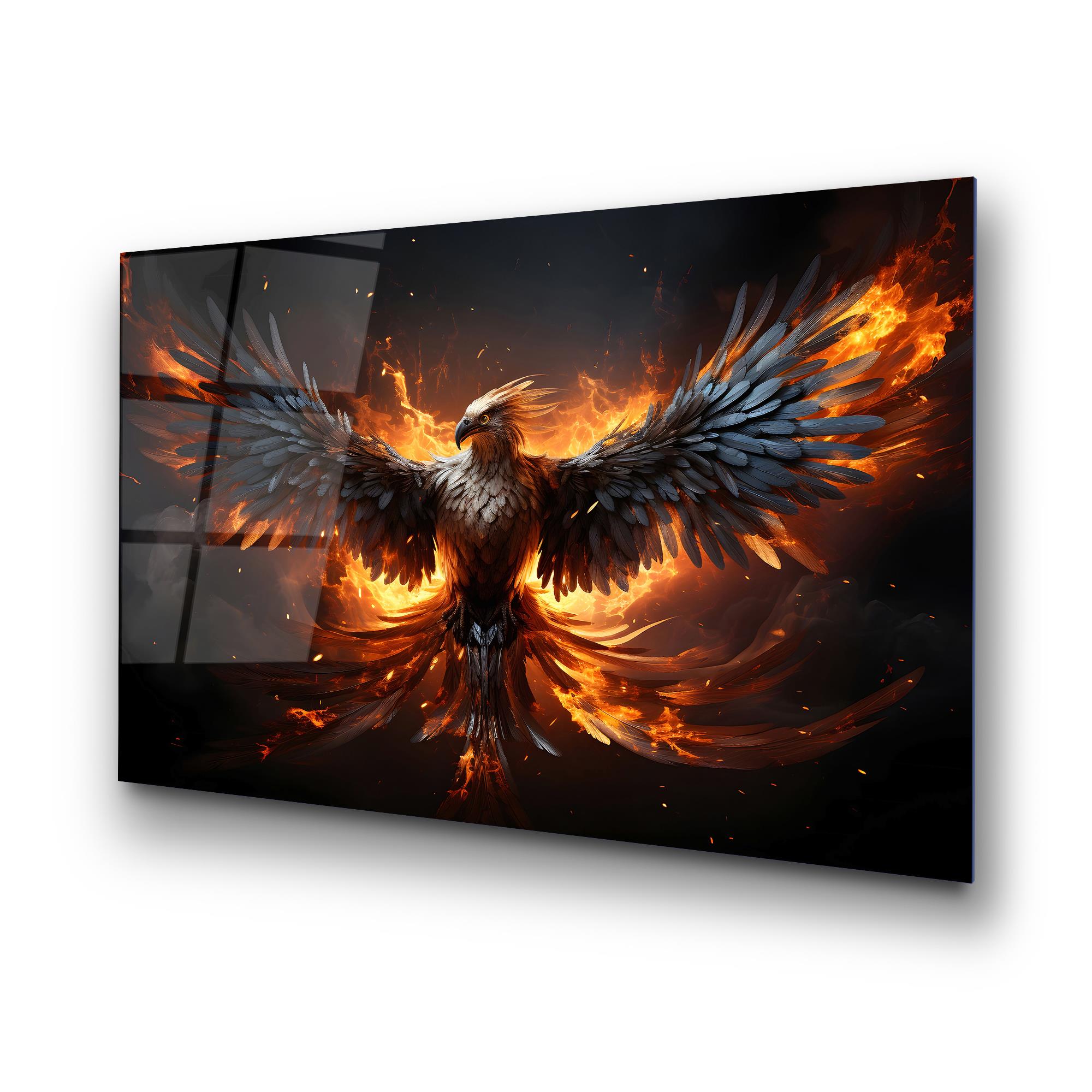 UV-1170 Baskılı Cam Dikdörtgen Duvar Tablosu | ByLamp