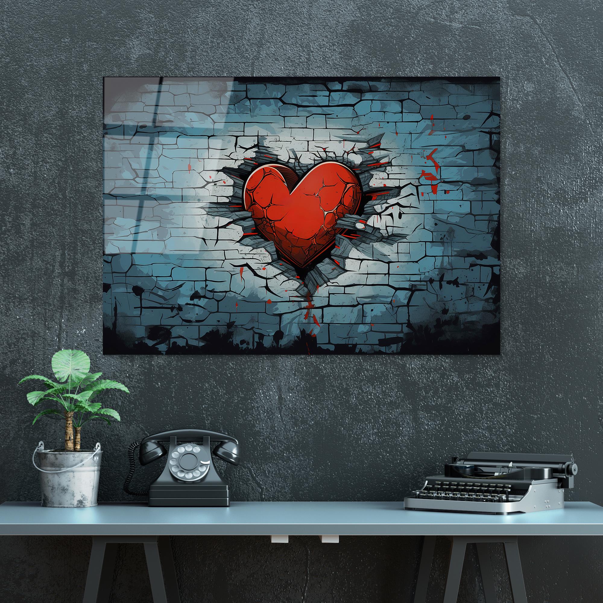 UV-1172 Baskılı Cam Dikdörtgen Duvar Tablosu | ByLamp