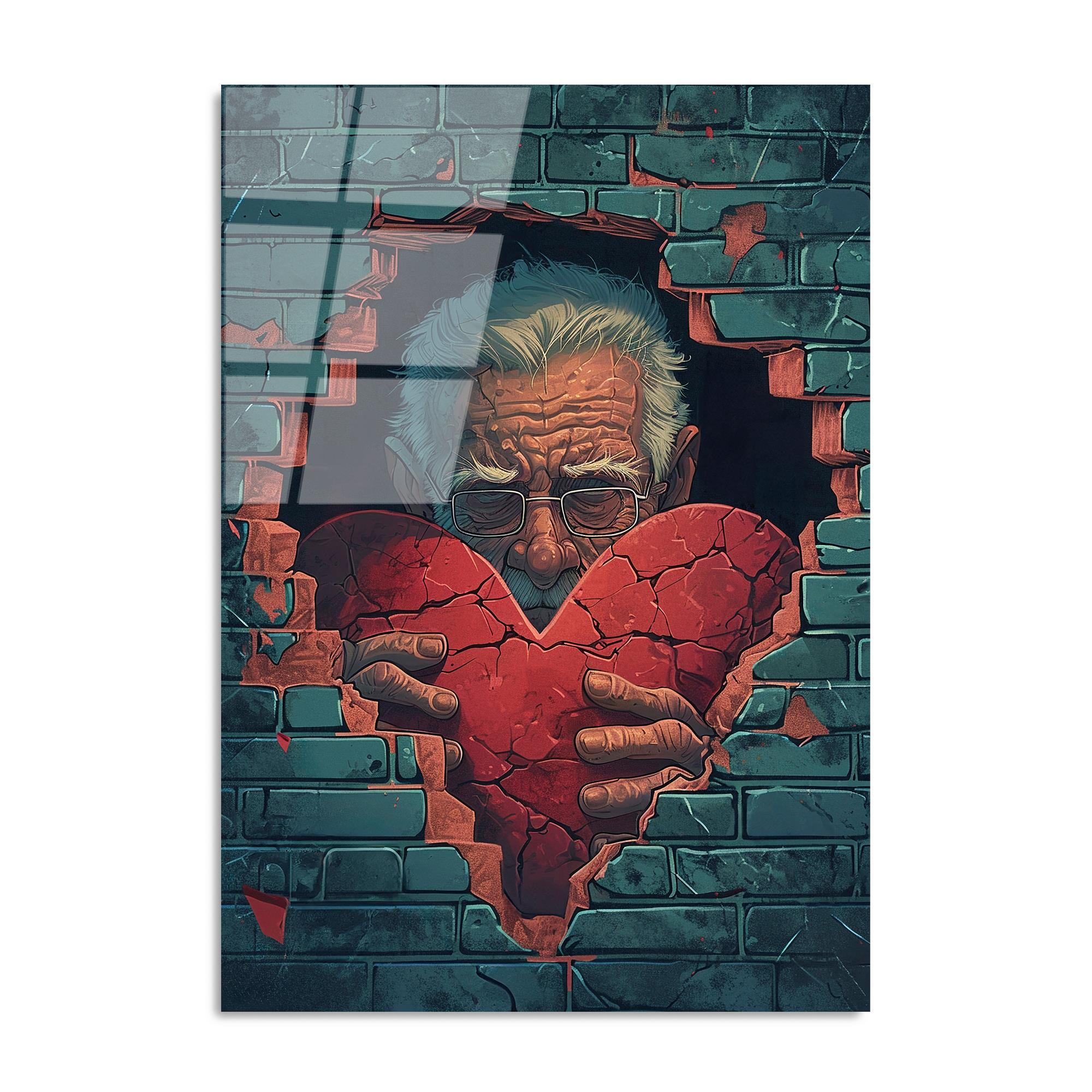 UV-1173 Baskılı Cam Dikdörtgen Duvar Tablosu | ByLamp