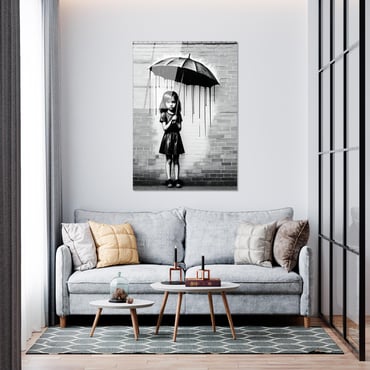 UV-1177 Baskılı Cam Dikdörtgen Duvar Tablosu | ByLamp