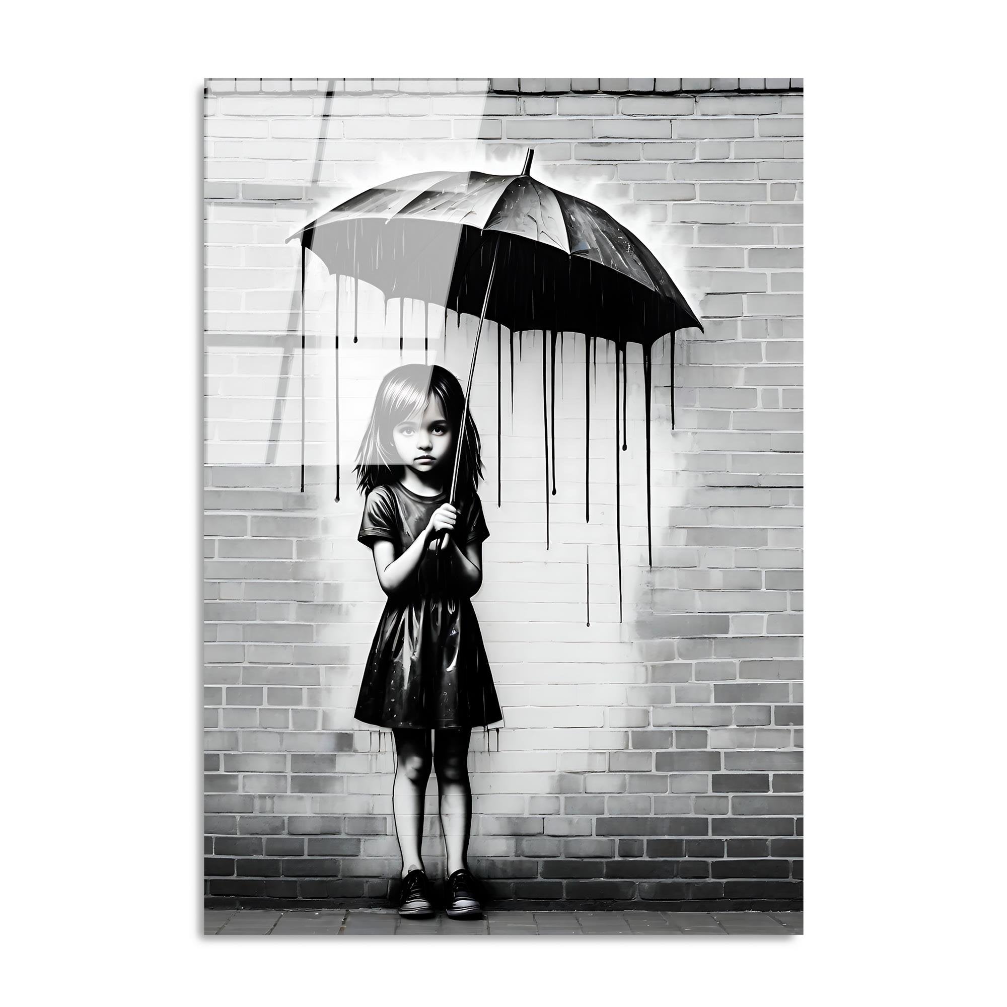 UV-1177 Baskılı Cam Dikdörtgen Duvar Tablosu | ByLamp