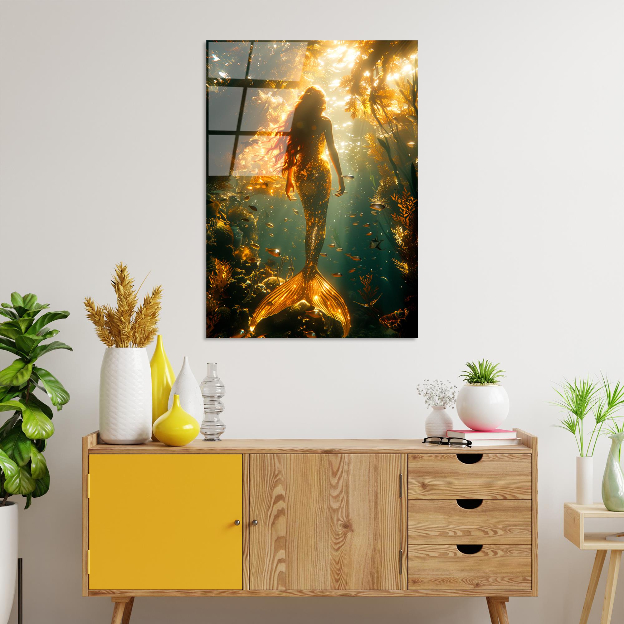 UV-1179 Baskılı Cam Dikdörtgen Duvar Tablosu | ByLamp