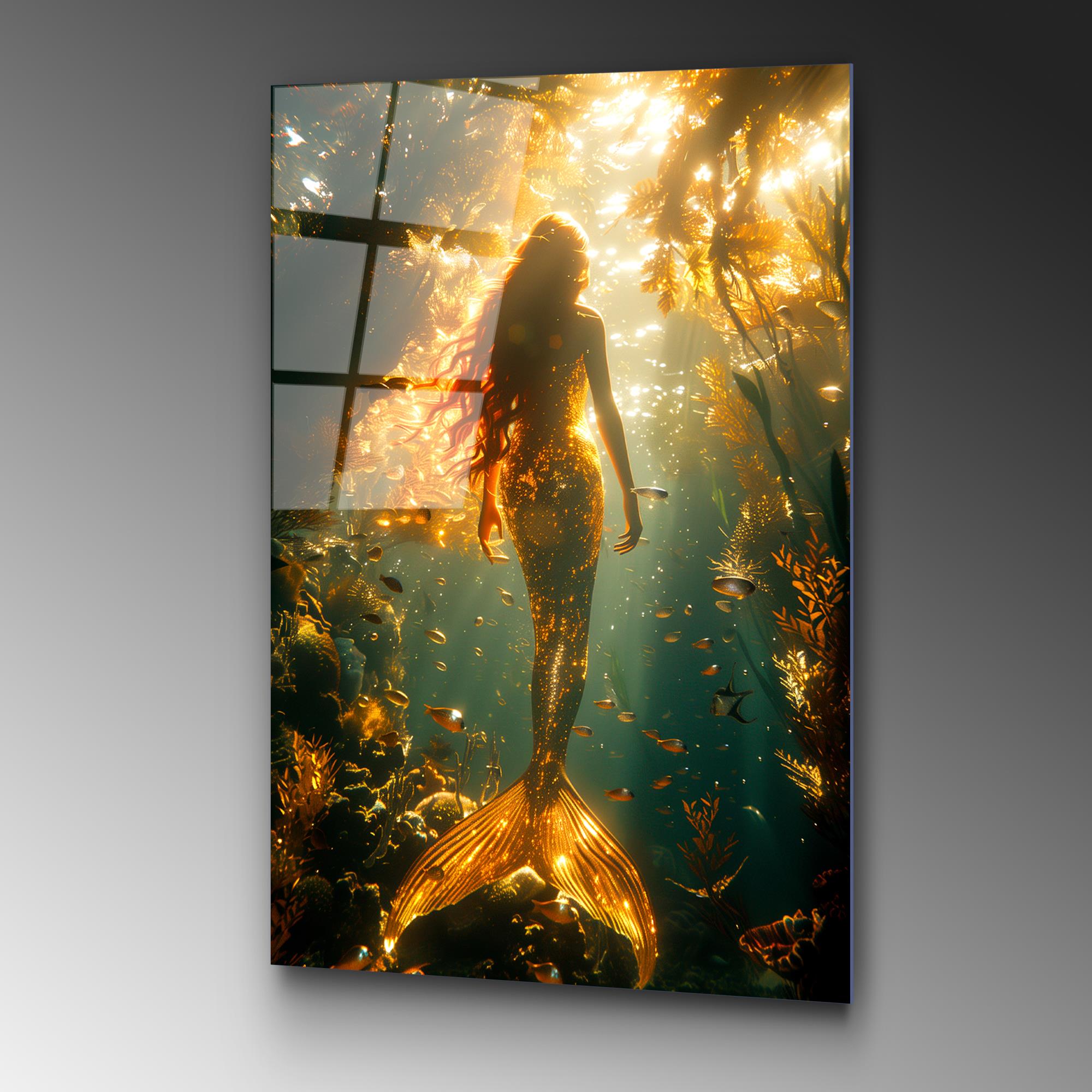 UV-1179 Baskılı Cam Dikdörtgen Duvar Tablosu | ByLamp