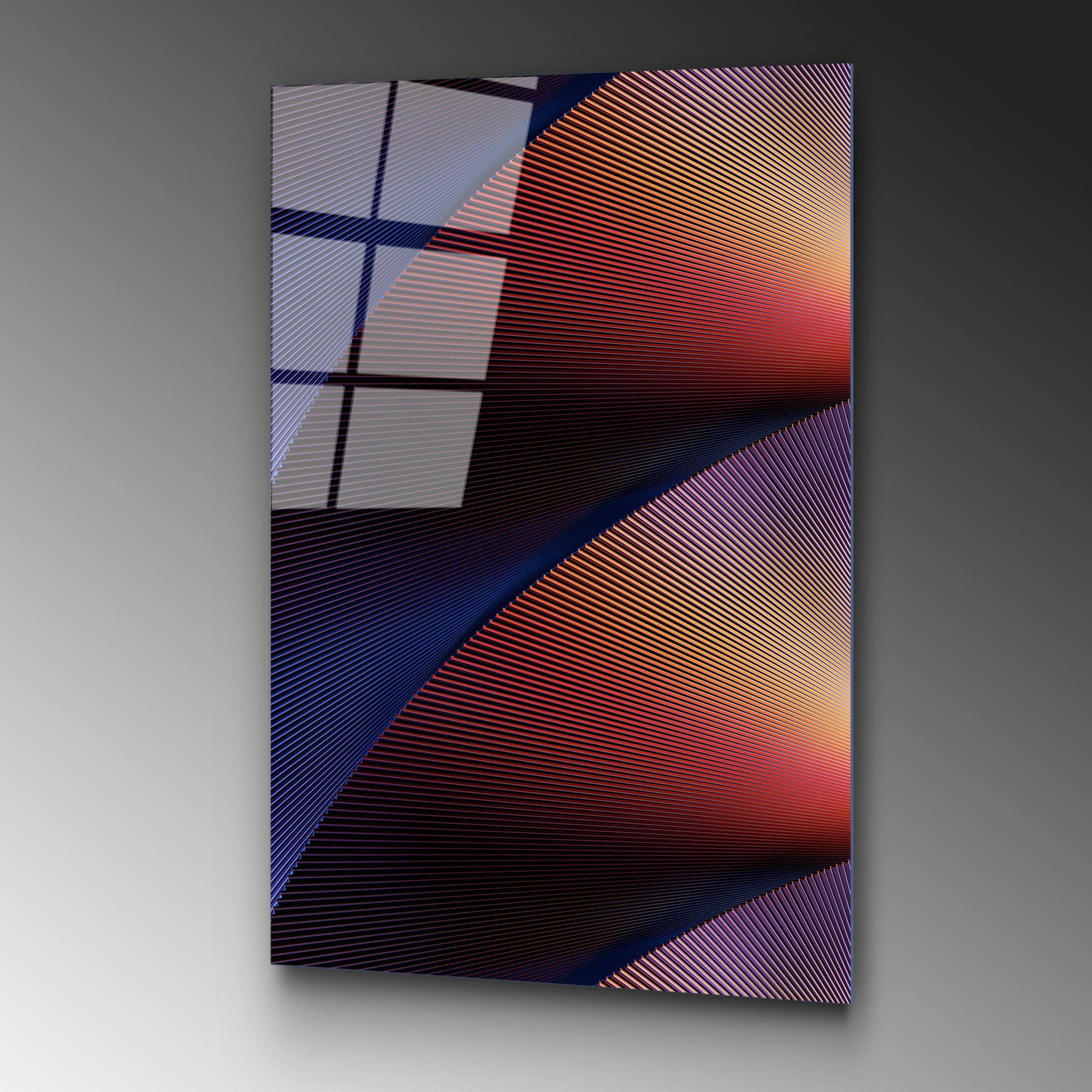 UV-117 Baskılı Cam Dikdörtgen Duvar Tablosu | ByLamp