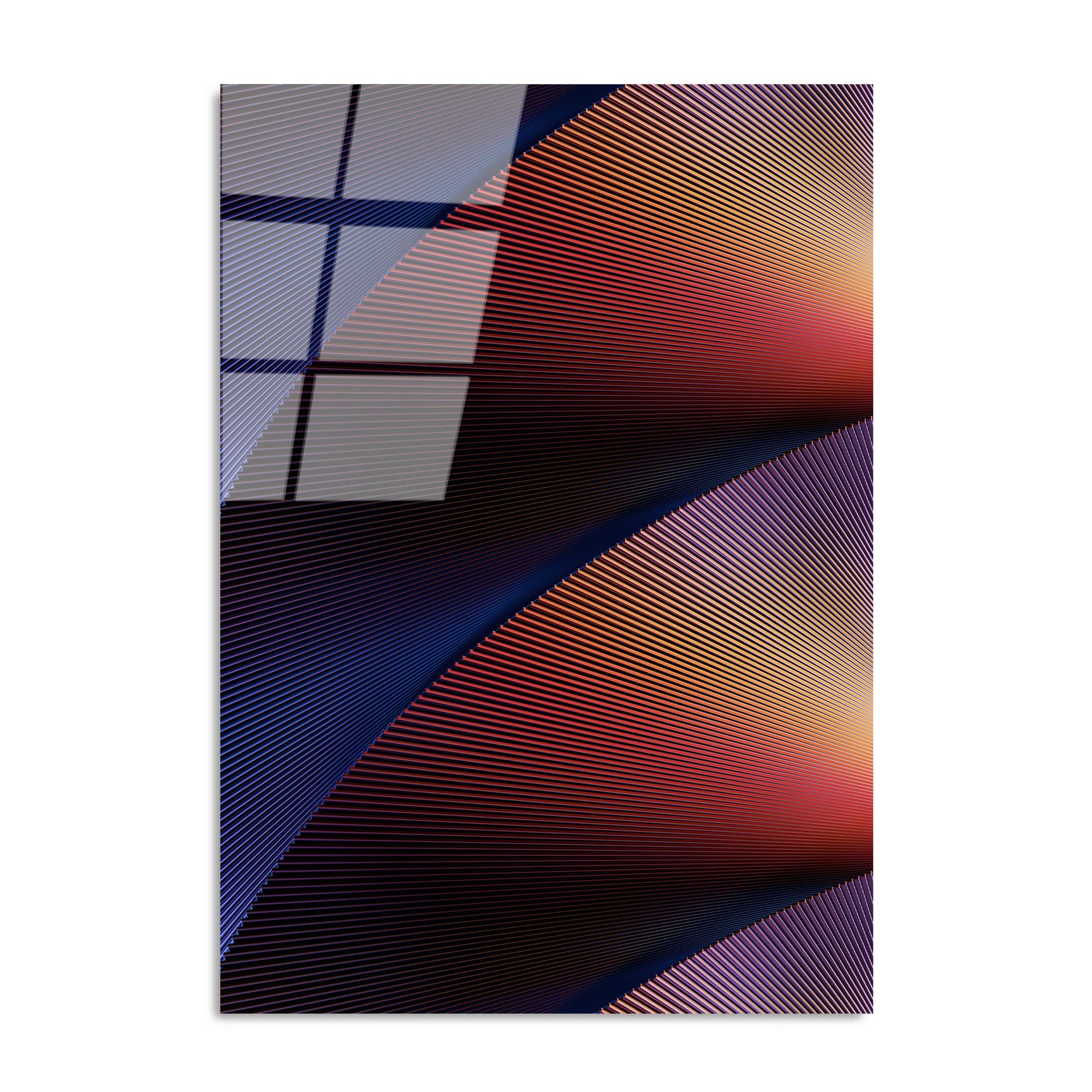 UV-117 Baskılı Cam Dikdörtgen Duvar Tablosu | ByLamp