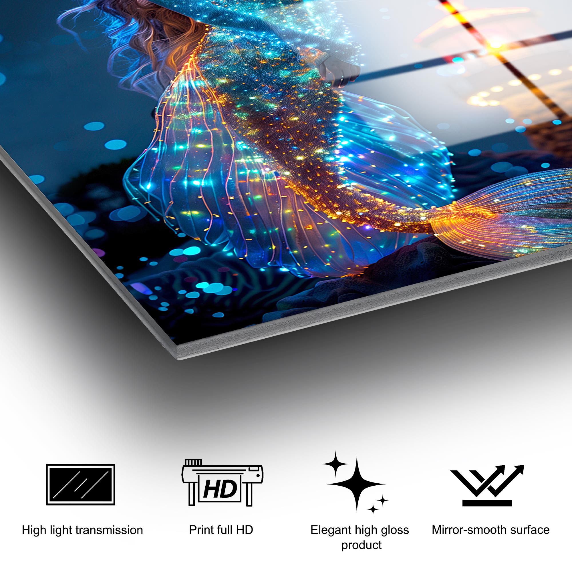 UV-1180 Baskılı Cam Dikdörtgen Duvar Tablosu | ByLamp