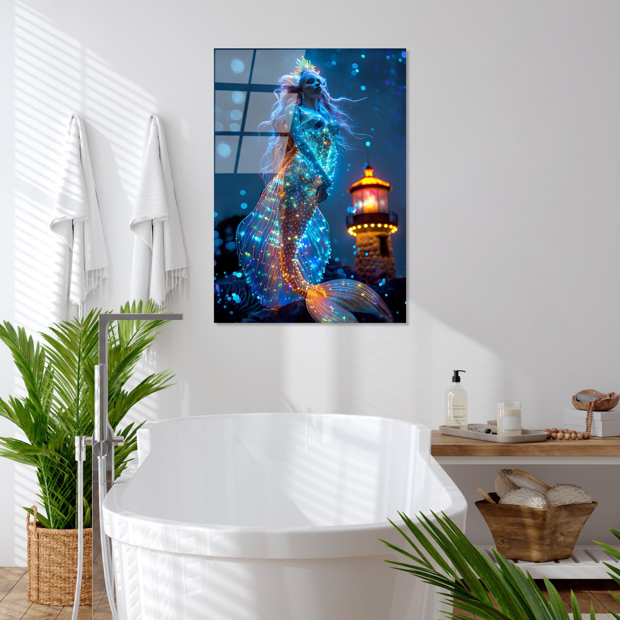 UV-1180 Baskılı Cam Dikdörtgen Duvar Tablosu | ByLamp