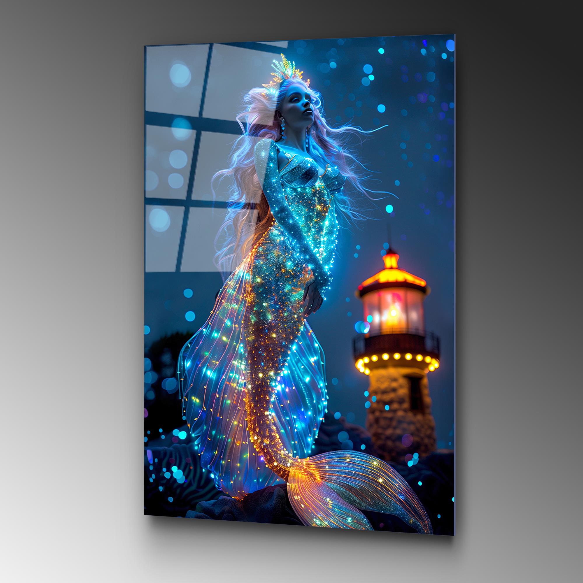 UV-1180 Baskılı Cam Dikdörtgen Duvar Tablosu | ByLamp