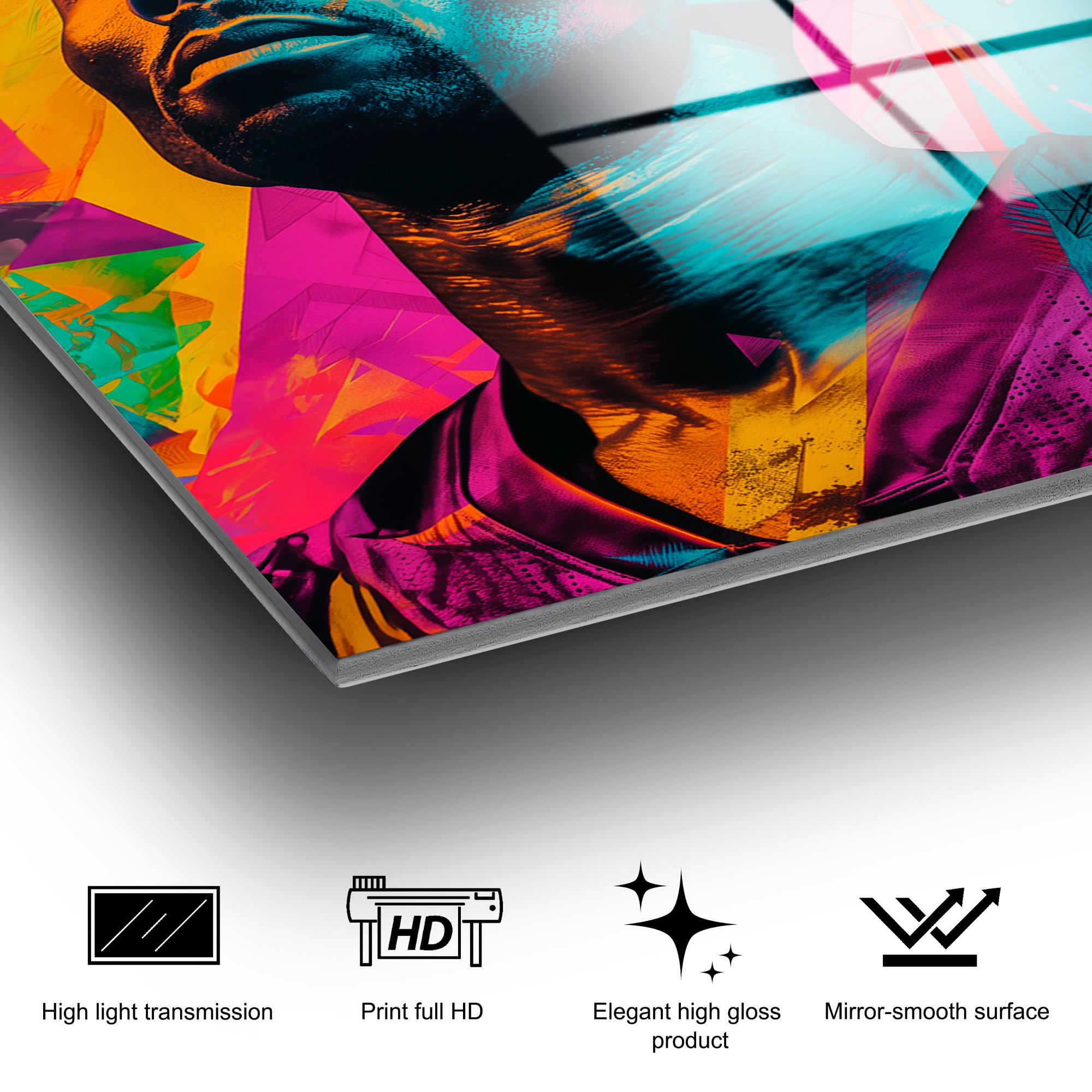 UV-1181 Baskılı Cam Dikdörtgen Duvar Tablosu | ByLamp