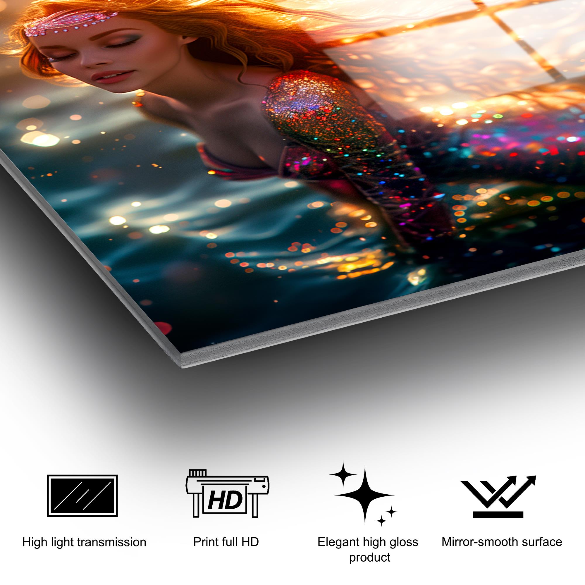 UV-1184 Baskılı Cam Dikdörtgen Duvar Tablosu | ByLamp