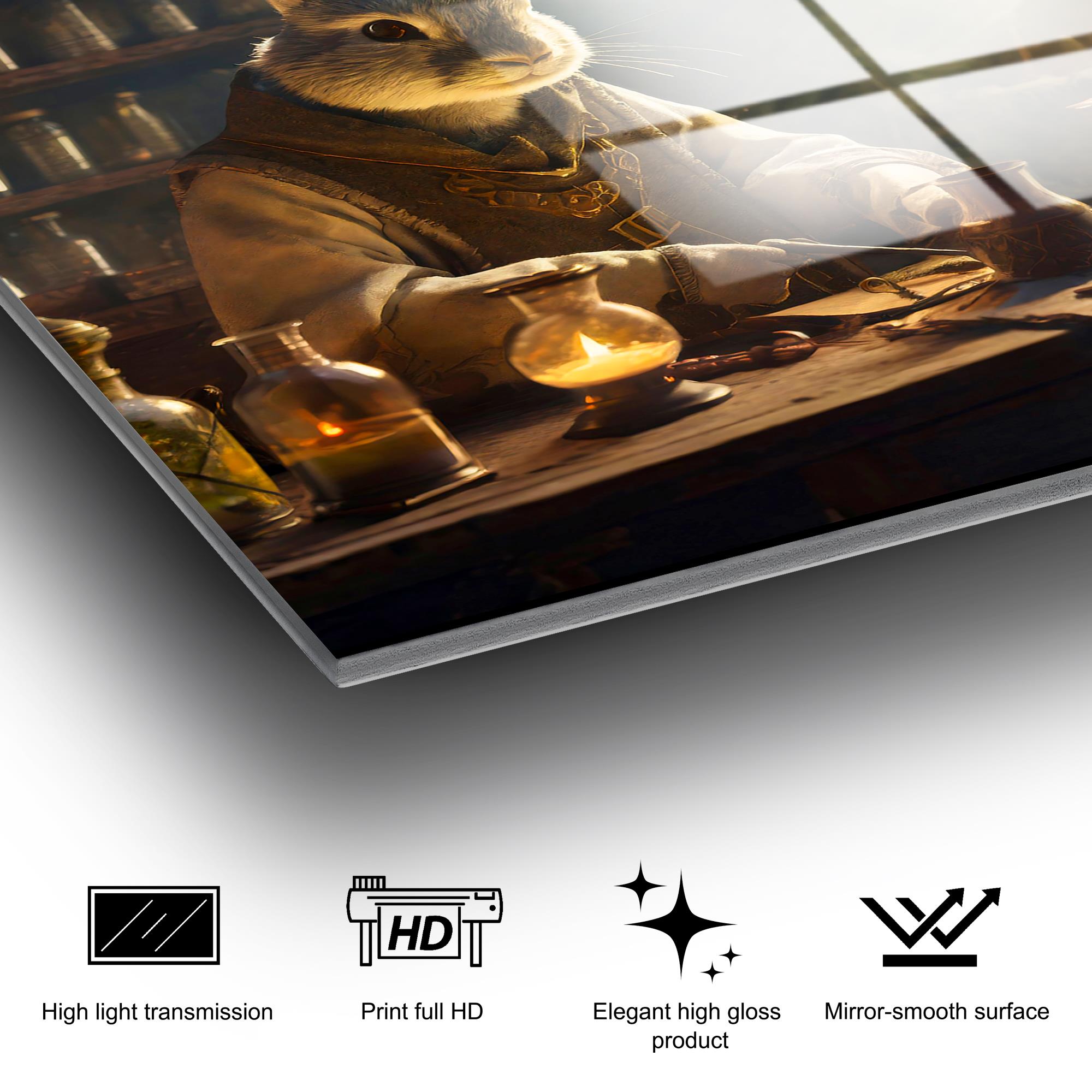 UV-1186 Baskılı Cam Dikdörtgen Duvar Tablosu | ByLamp