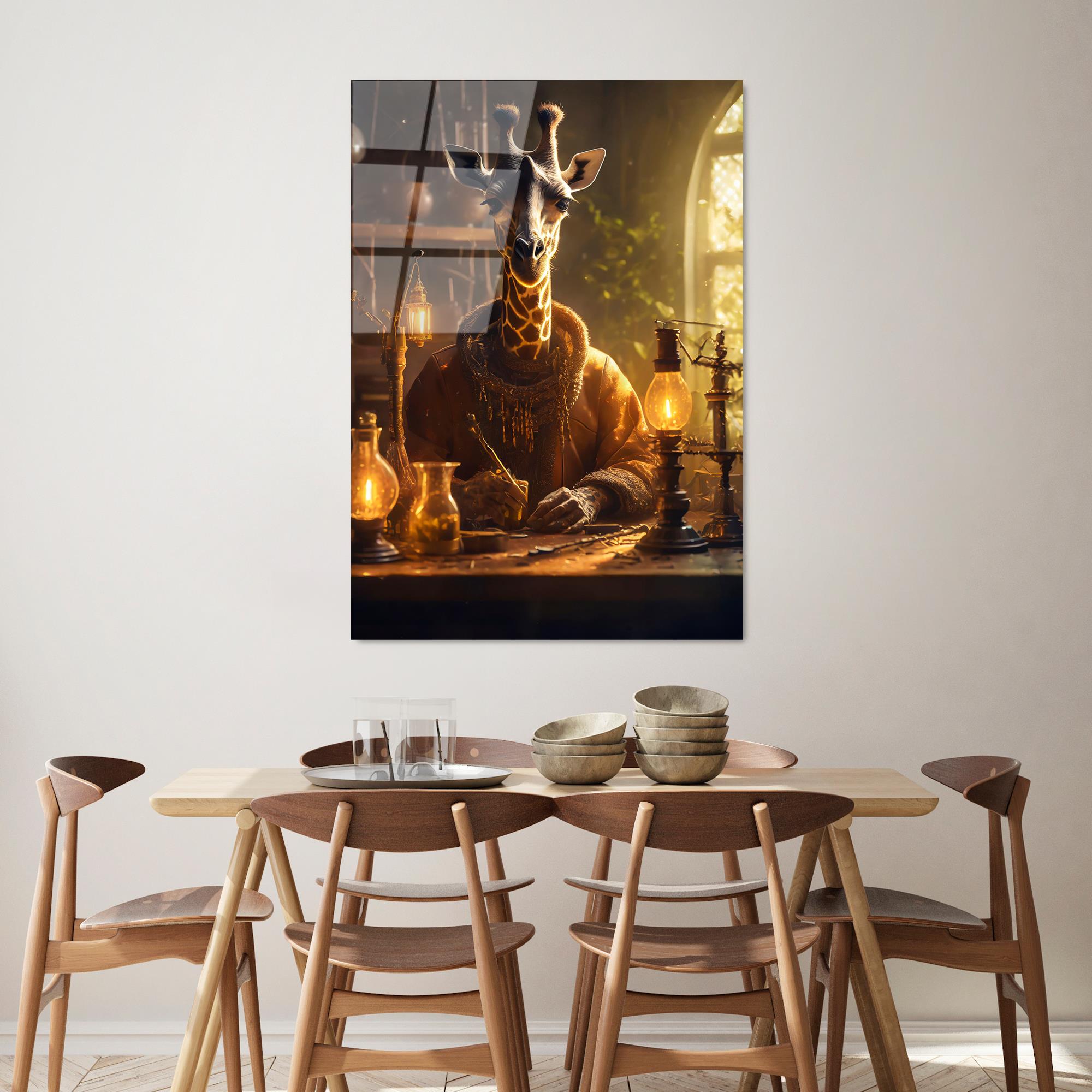 UV-1187 Baskılı Cam Dikdörtgen Duvar Tablosu | ByLamp