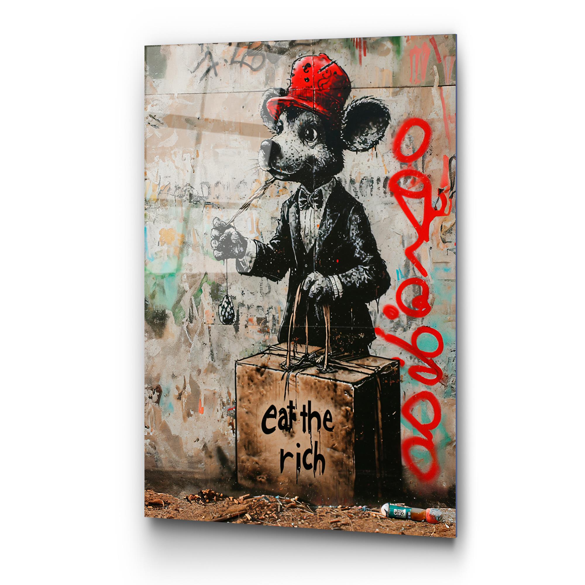 UV-1190 Baskılı Cam Dikdörtgen Duvar Tablosu | ByLamp