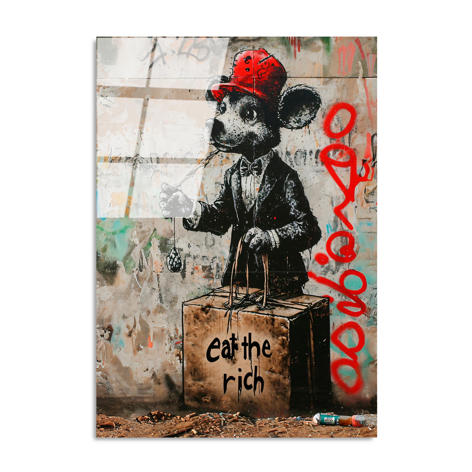 UV-1190 Baskılı Cam Dikdörtgen Duvar Tablosu | ByLamp